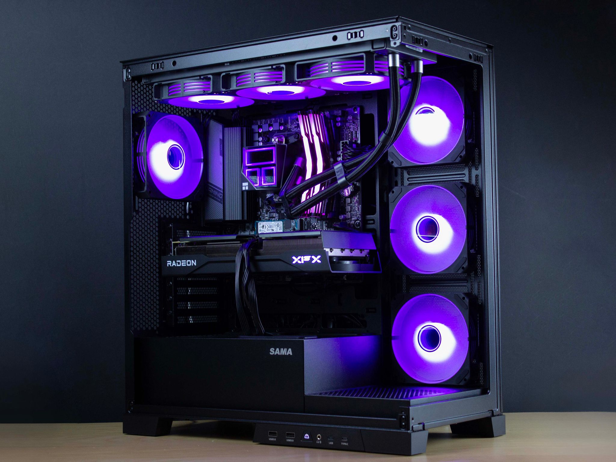 ♠️⚡🗡️Onyx V2 - 1440P Gaming PC | RX 9060 XT 16GB, Ryzen 7 5700X, 32GB RAM, 1TB SSD | ARGB 🗡️⚡♠️