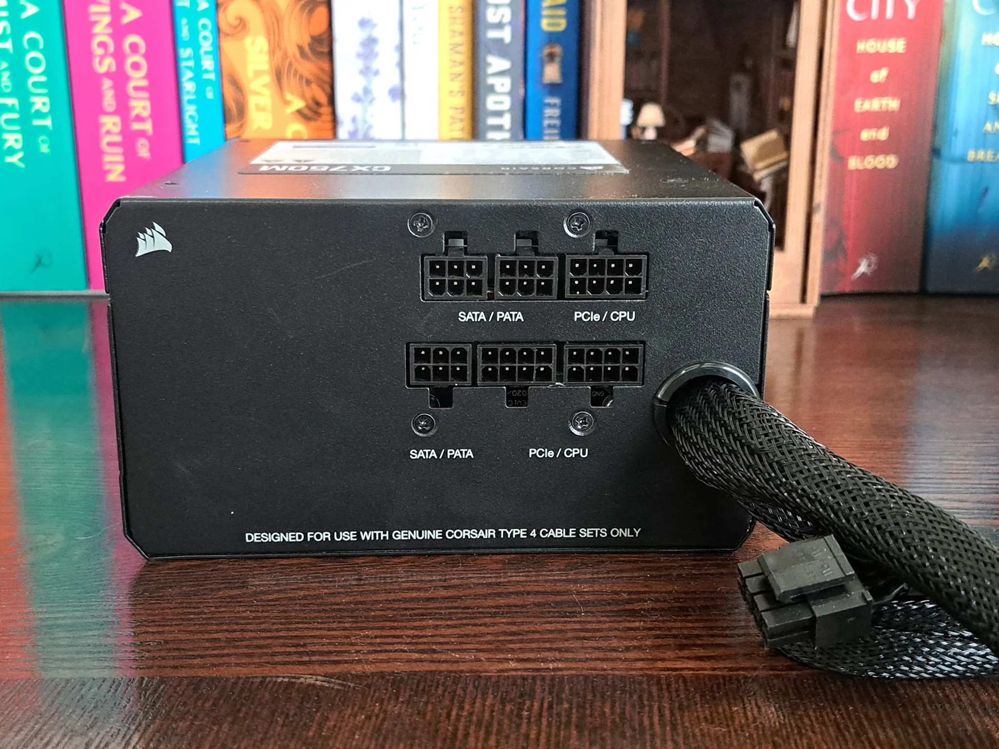 Corsair CX750M PSU, all black, slightly used, good condition.