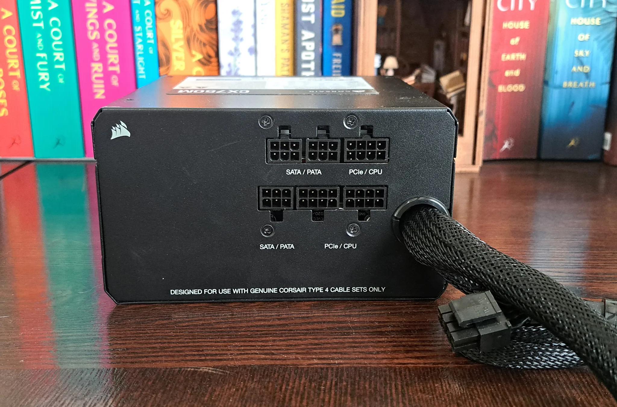 Corsair CX750M PSU, all black, slightly used, good condition.