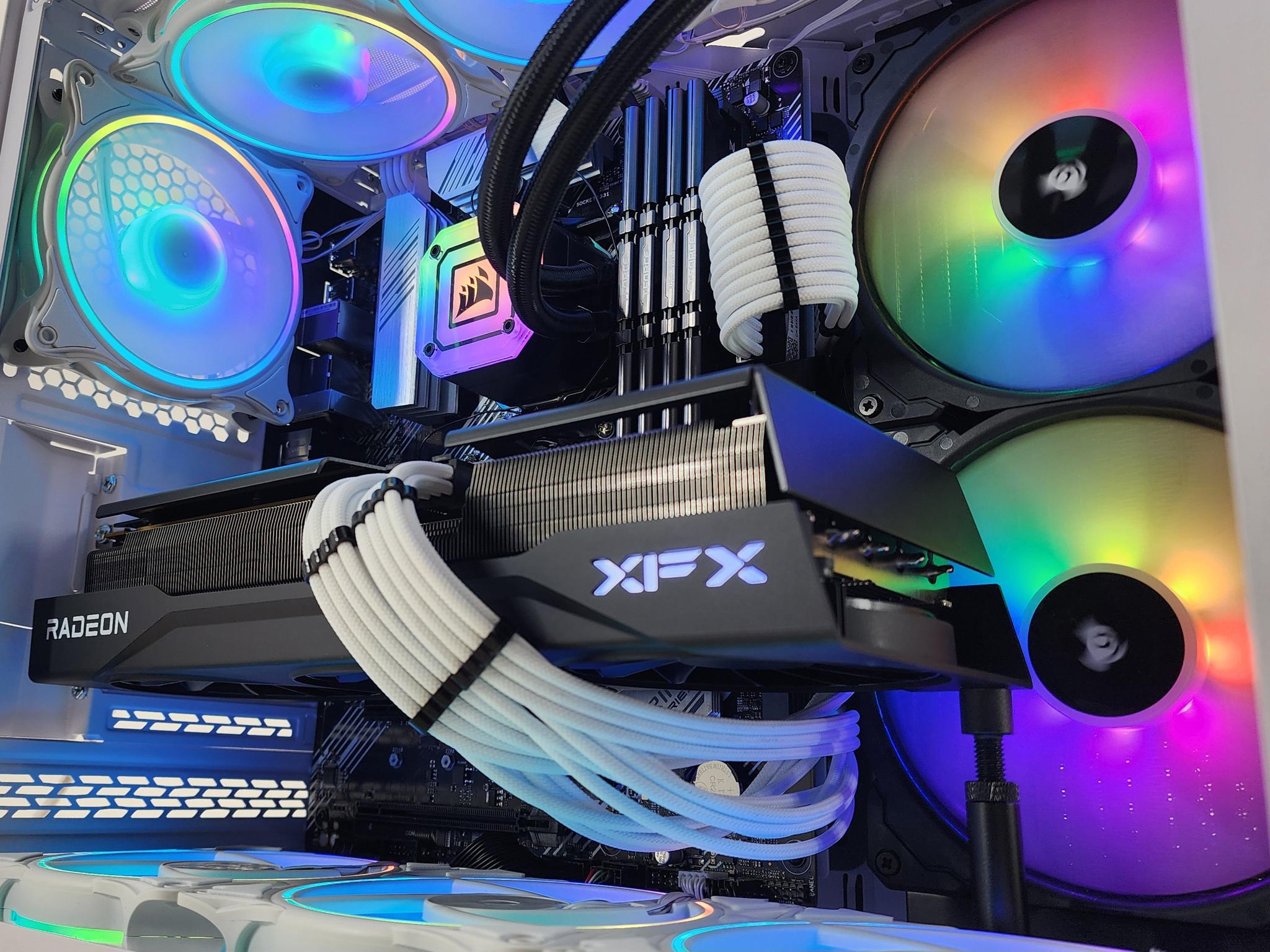 Gaming PC Ryzen 7 5700X3D 32GB RAM 2TB SSD RX 9070 XT 16GB Windows 11 Computer