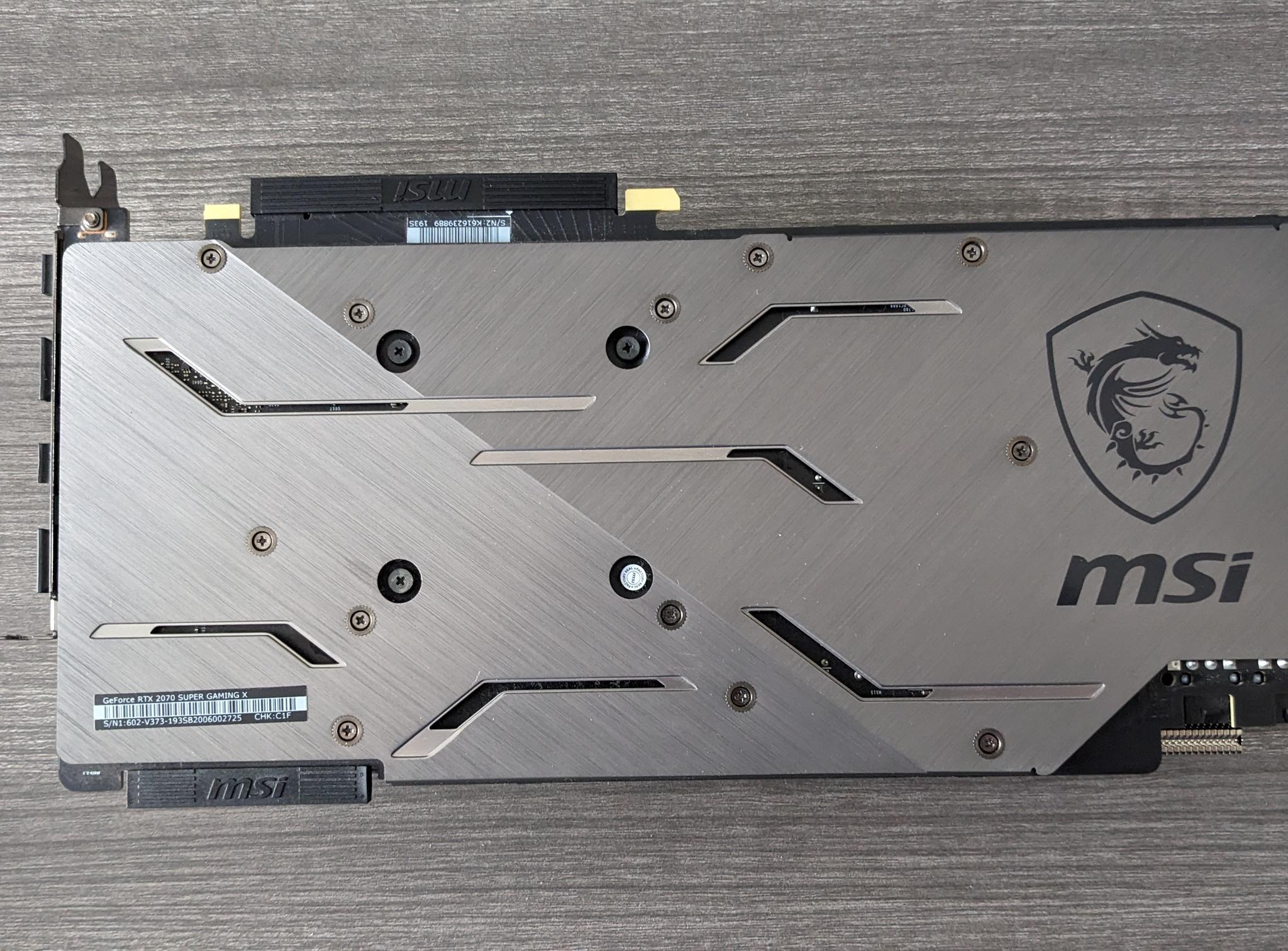 MSI GAMING X GeForce RTX 2070 SUPER
