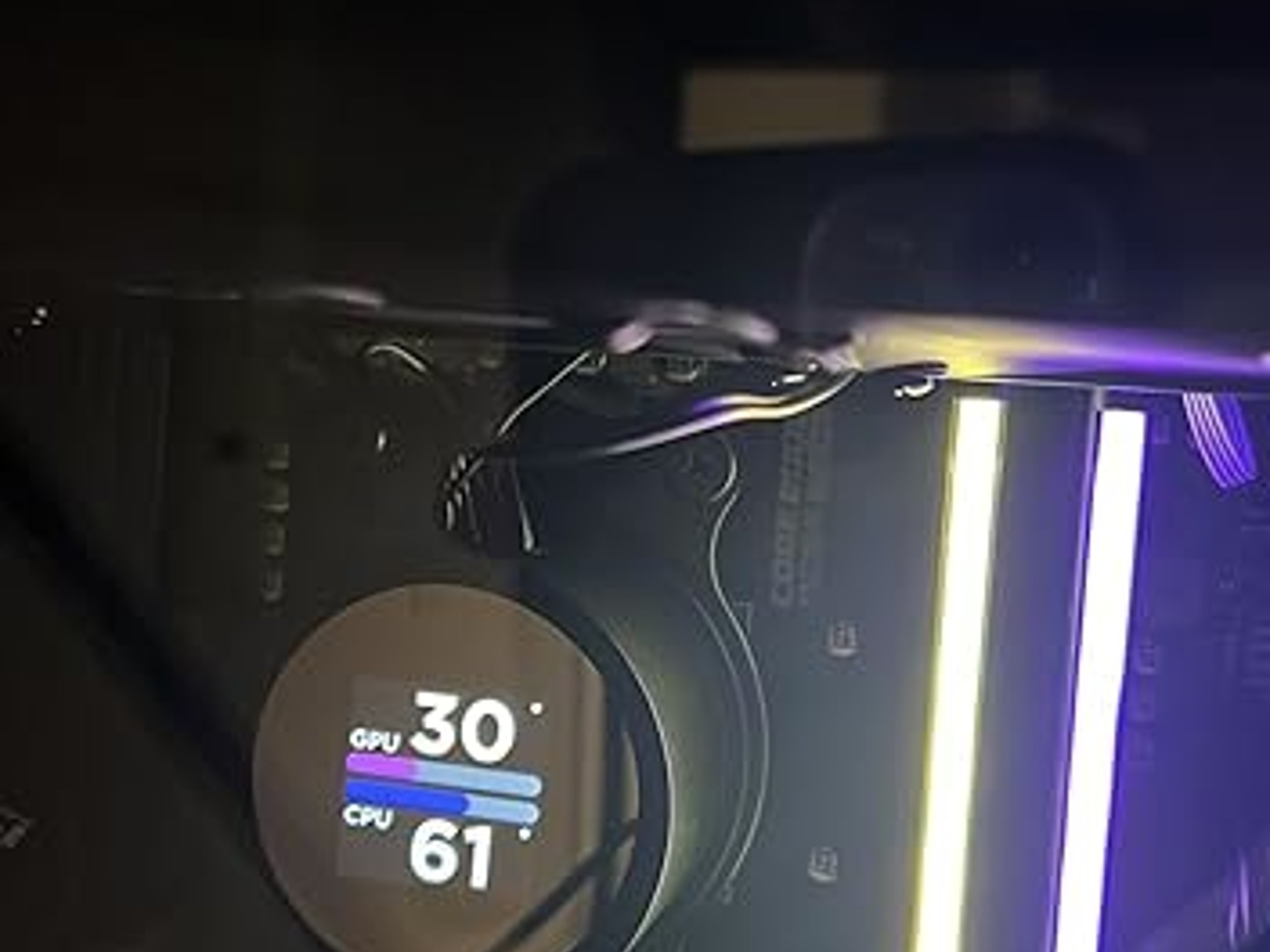 NZXT Kraken 240 - RL-KN-240-B1 - 240mm AIO CPU Liquid Cooler - Customizable 1.54" Square LCD