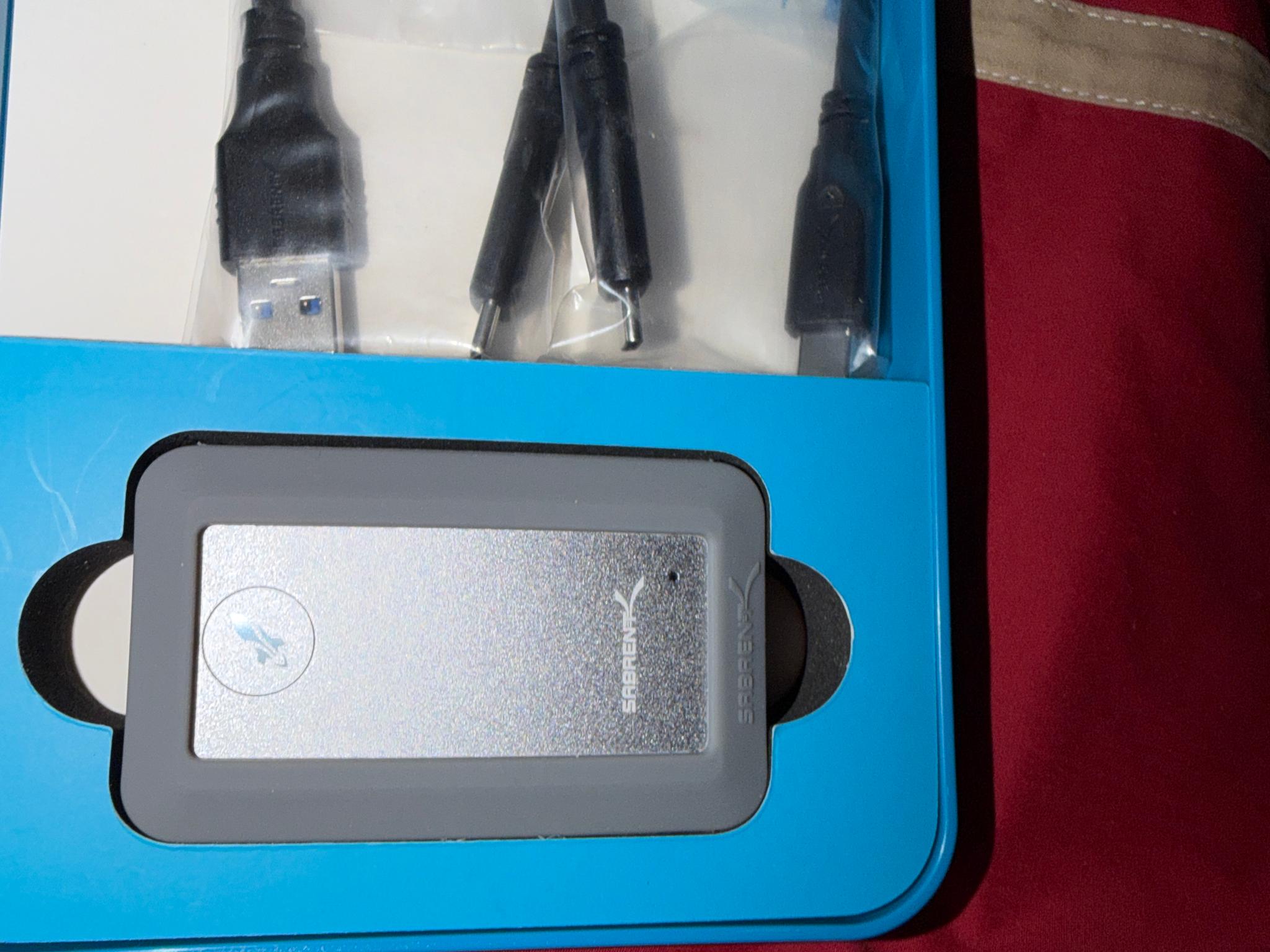 Sabrent Rocket Nano USB 3.2 Waterproof Rugged 1TB 1000MB/s Portable External Aluminum M.2 SSD Drive