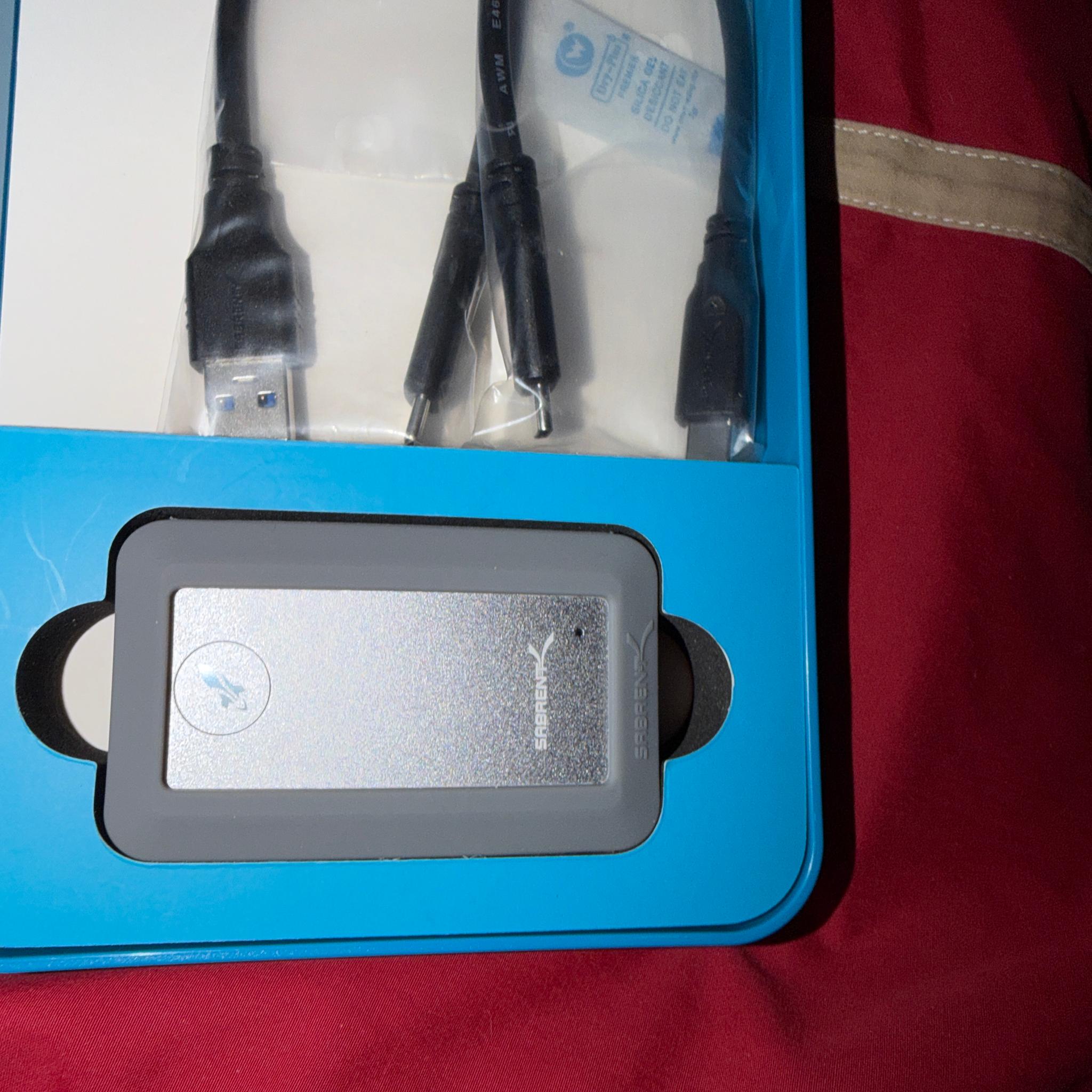 Sabrent Rocket Nano USB 3.2 Waterproof Rugged 1TB 1000MB/s Portable External Aluminum M.2 SSD Drive