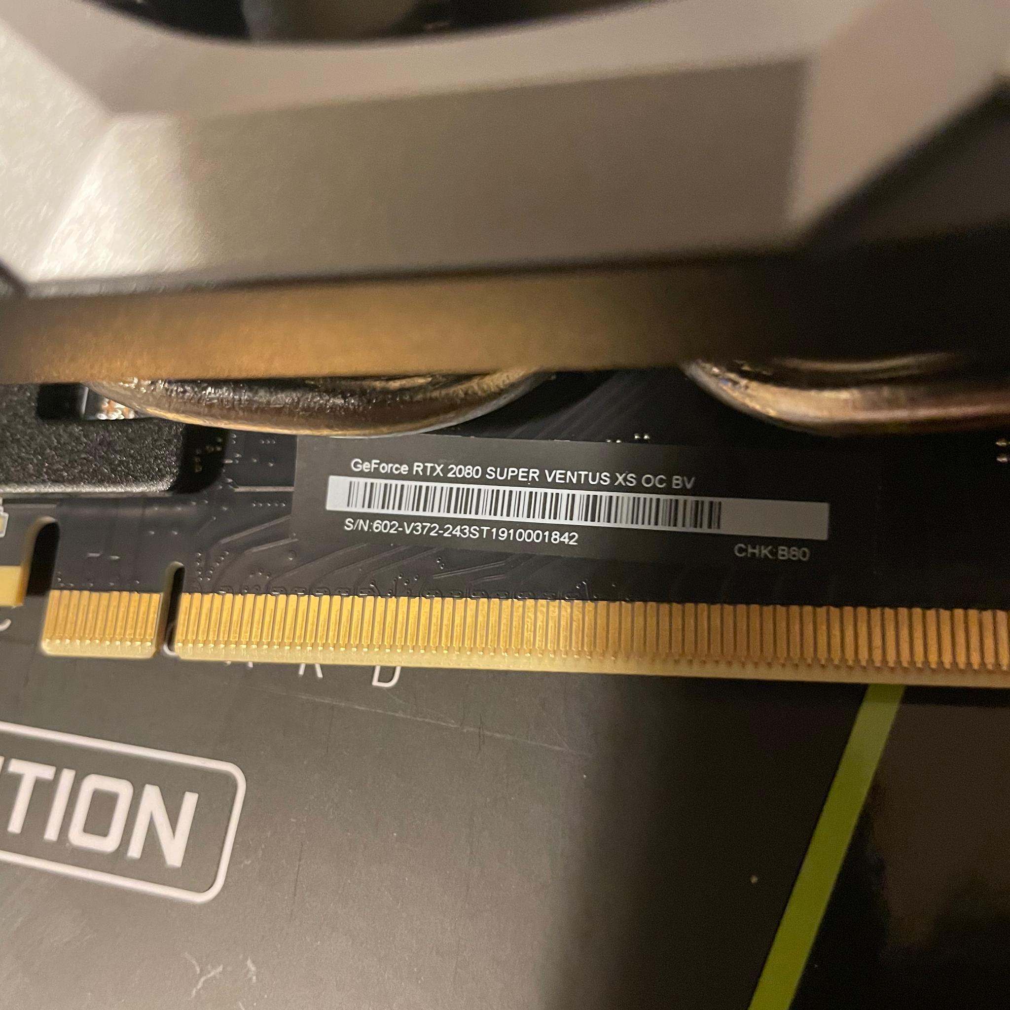 Msi rtx 2080 super Ventus oc edition