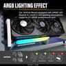 EZDIY-FAB PCIe 4.0 GPU Mount Bracket w ARGB LED Module White Nvidia AMD RTX RX XT Adjustable angle