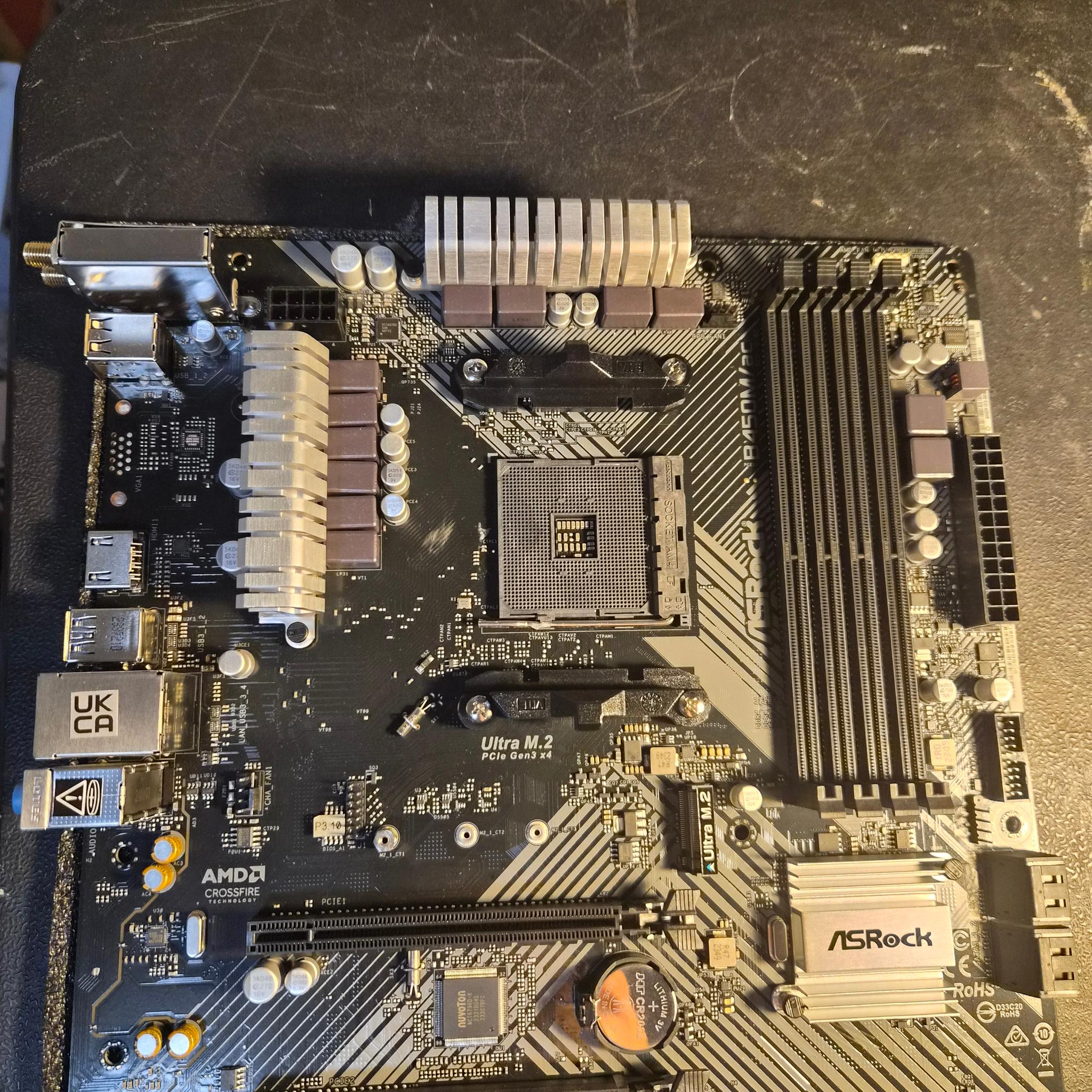 ASRock B450M matx, R5 3600, Cpu fan