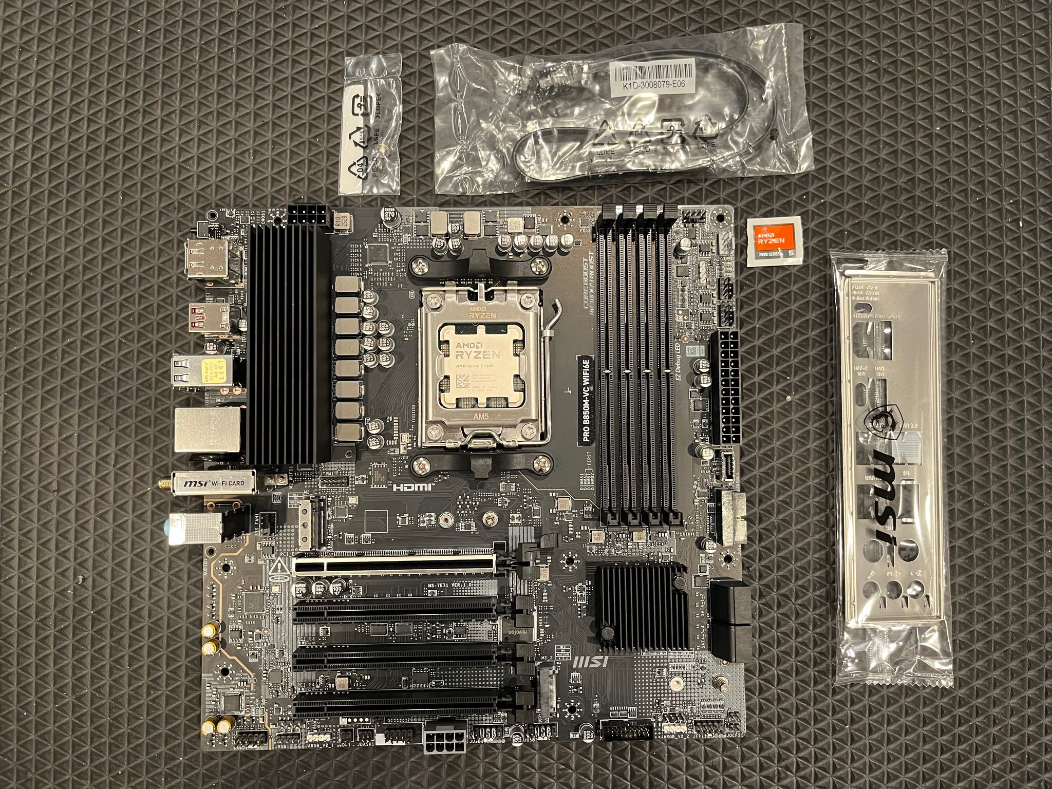 AM5 Combo - AMD Ryzen 5 7600 + MSI B850M PCIe 5.0