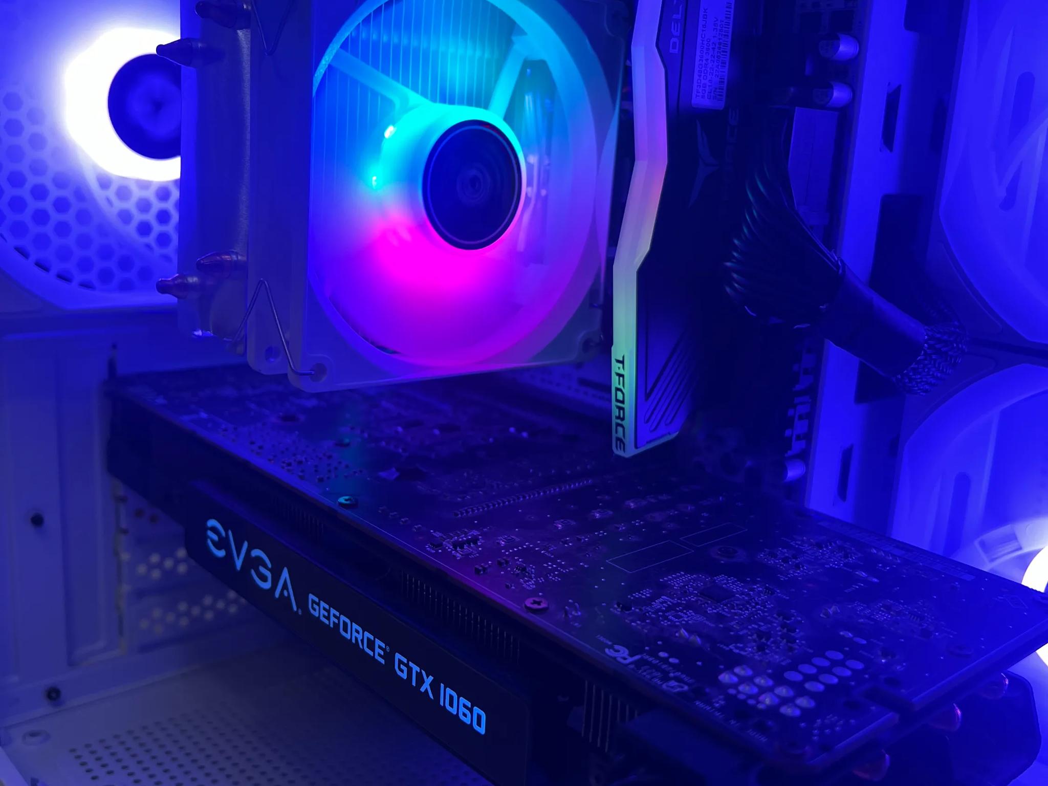 Custom Gaming Pc Intel Xeon 2630 GTX 1060 6gb 512gb M.2 SSD 16gb 3600 DDR4 Ram