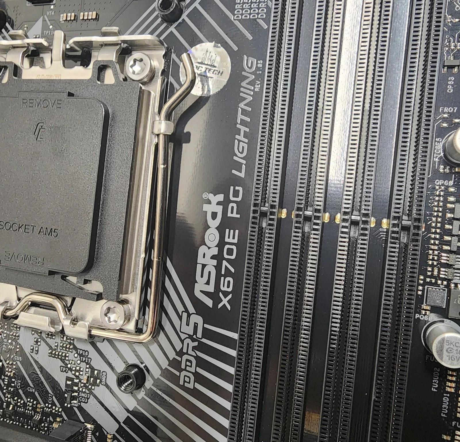 UPDATED BIOS ASRock X670E PG Lightning DDR5 AM5 ATX Motherboard