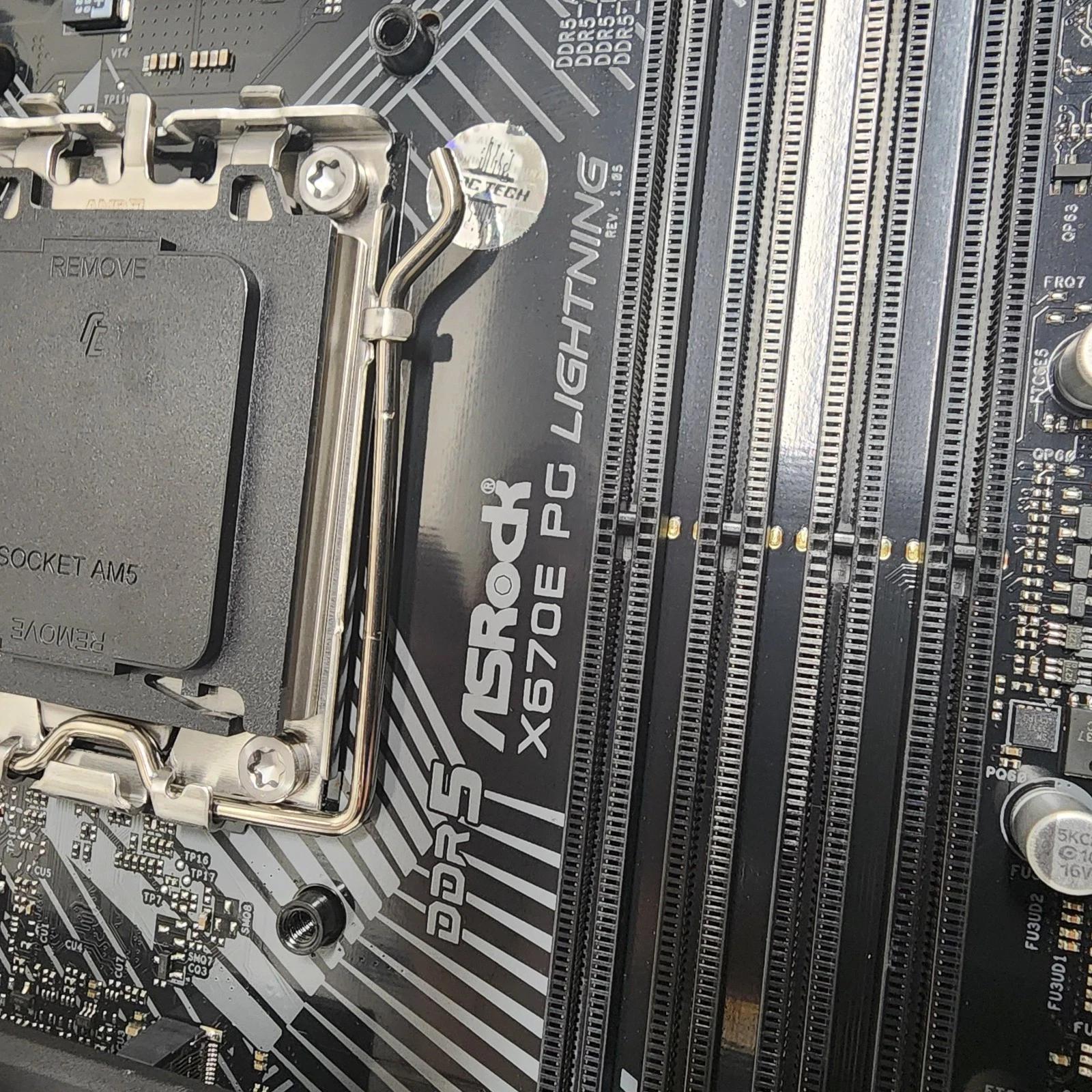 UPDATED BIOS ASRock X670E PG Lightning DDR5 AM5 ATX Motherboard