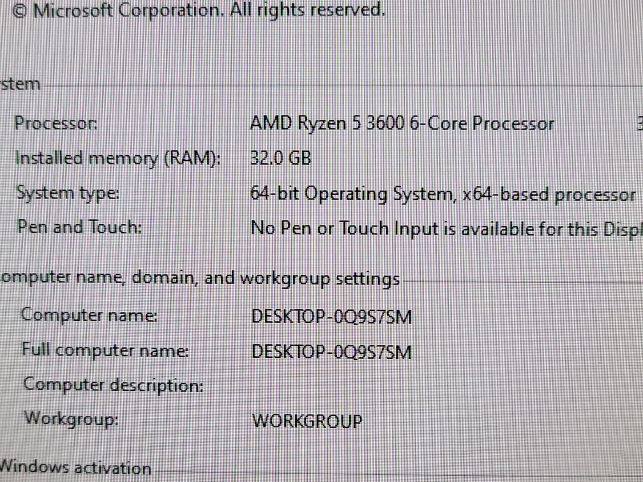 Build 3657 ( Ryzen 5 3600 5700XT)