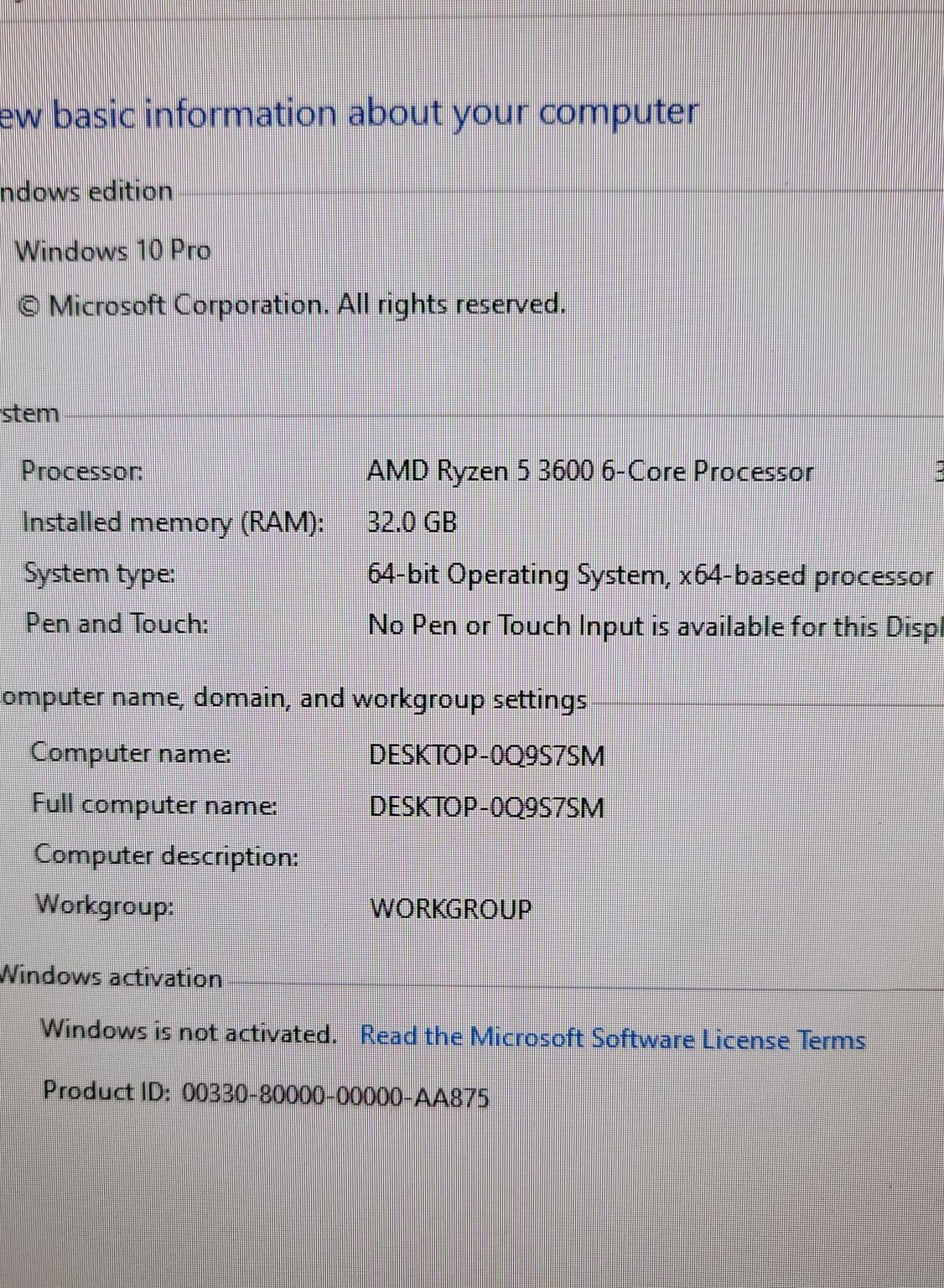 Build 3657 ( Ryzen 5 3600 5700XT)
