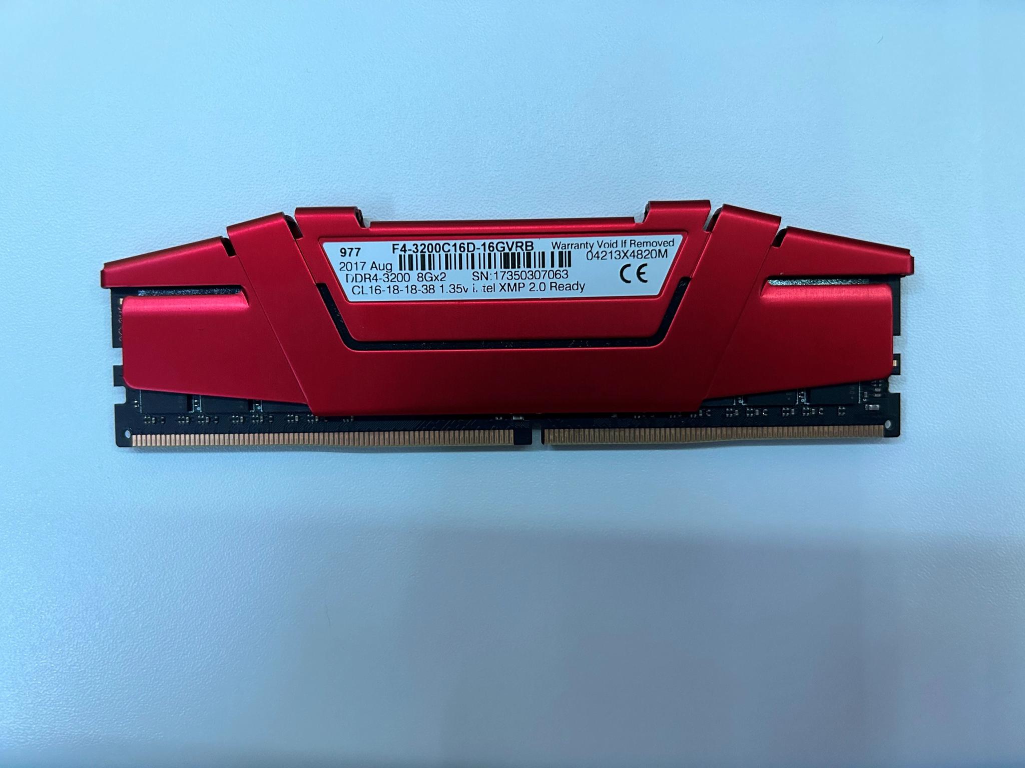 G.Skill Ripjaws V Series DDR4 (1x8gb) 3200Mt/s CL16