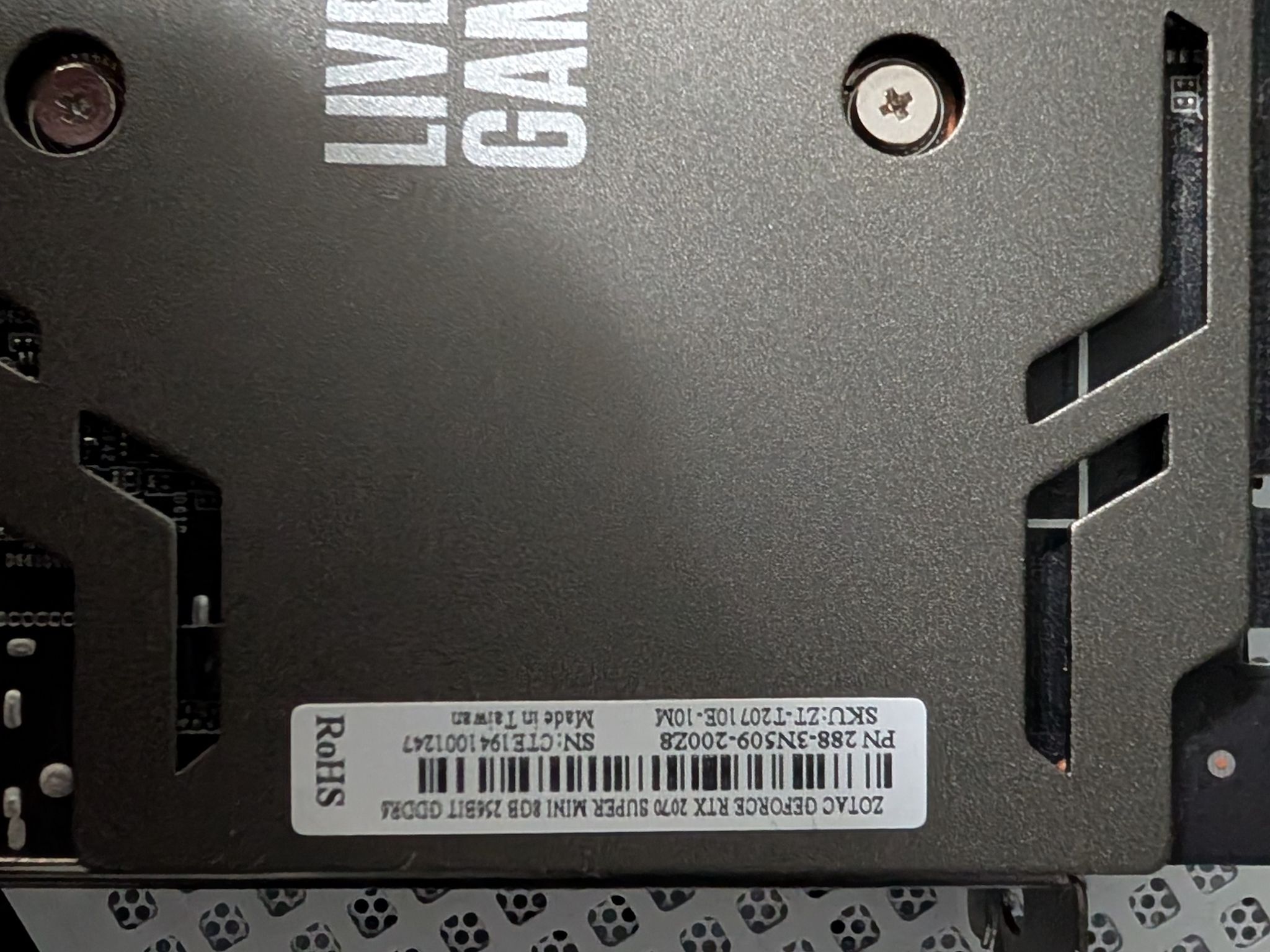 ZOTAC GeForce RTX 2070 SUPER MINI