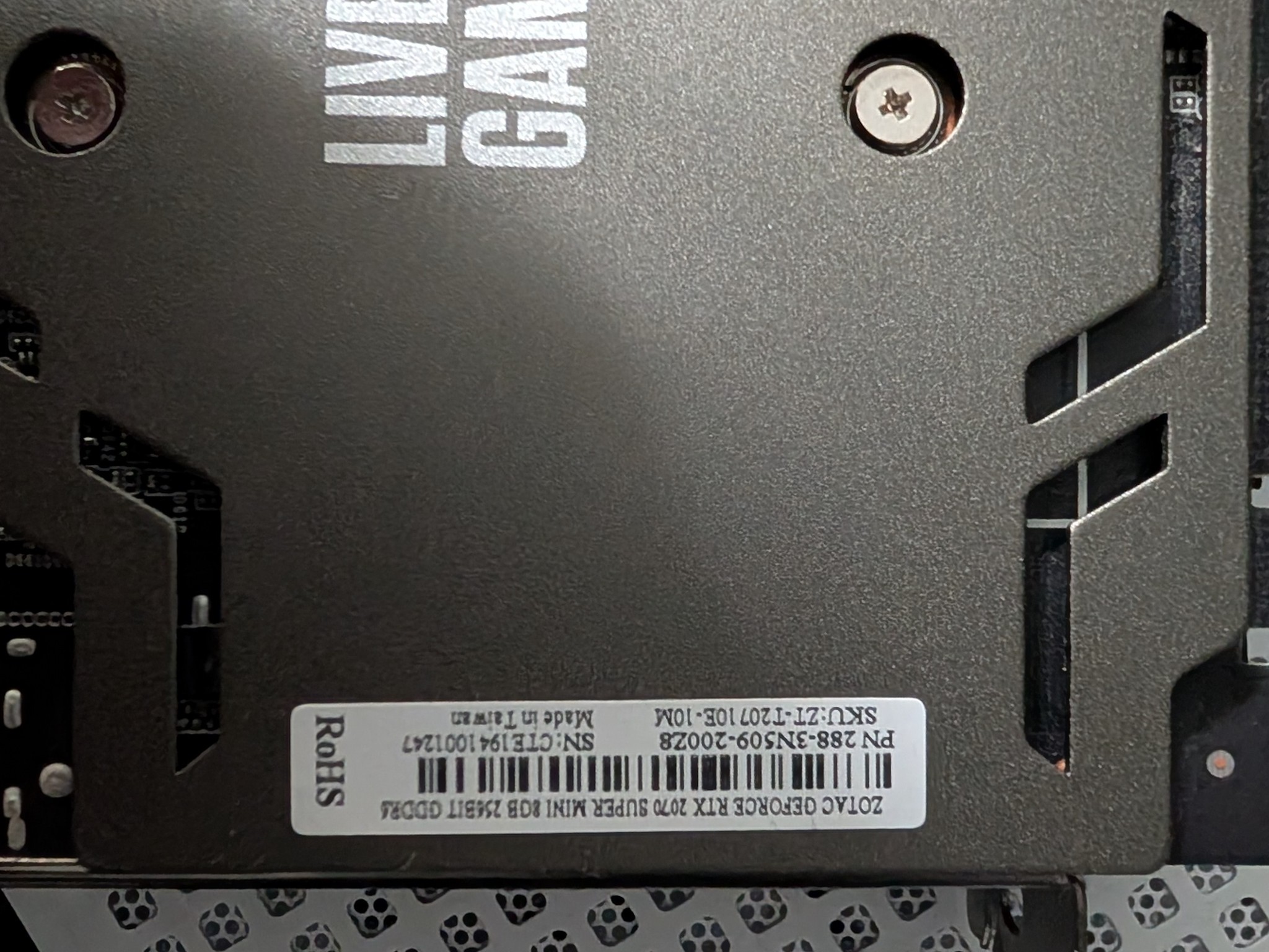 ZOTAC GeForce RTX 2070 SUPER MINI