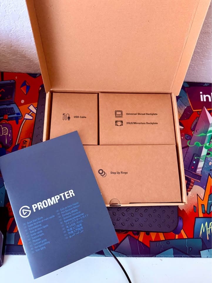 Elgato Prompter | Teleprompter with Built-in Screen | Complete in Box