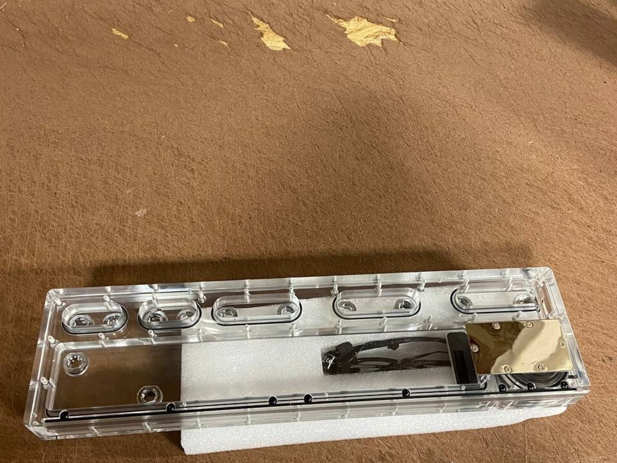 Alphacool Core Distro Plate 480 VPP/D5 - Left with VPP D5 Apex Pump (14578)