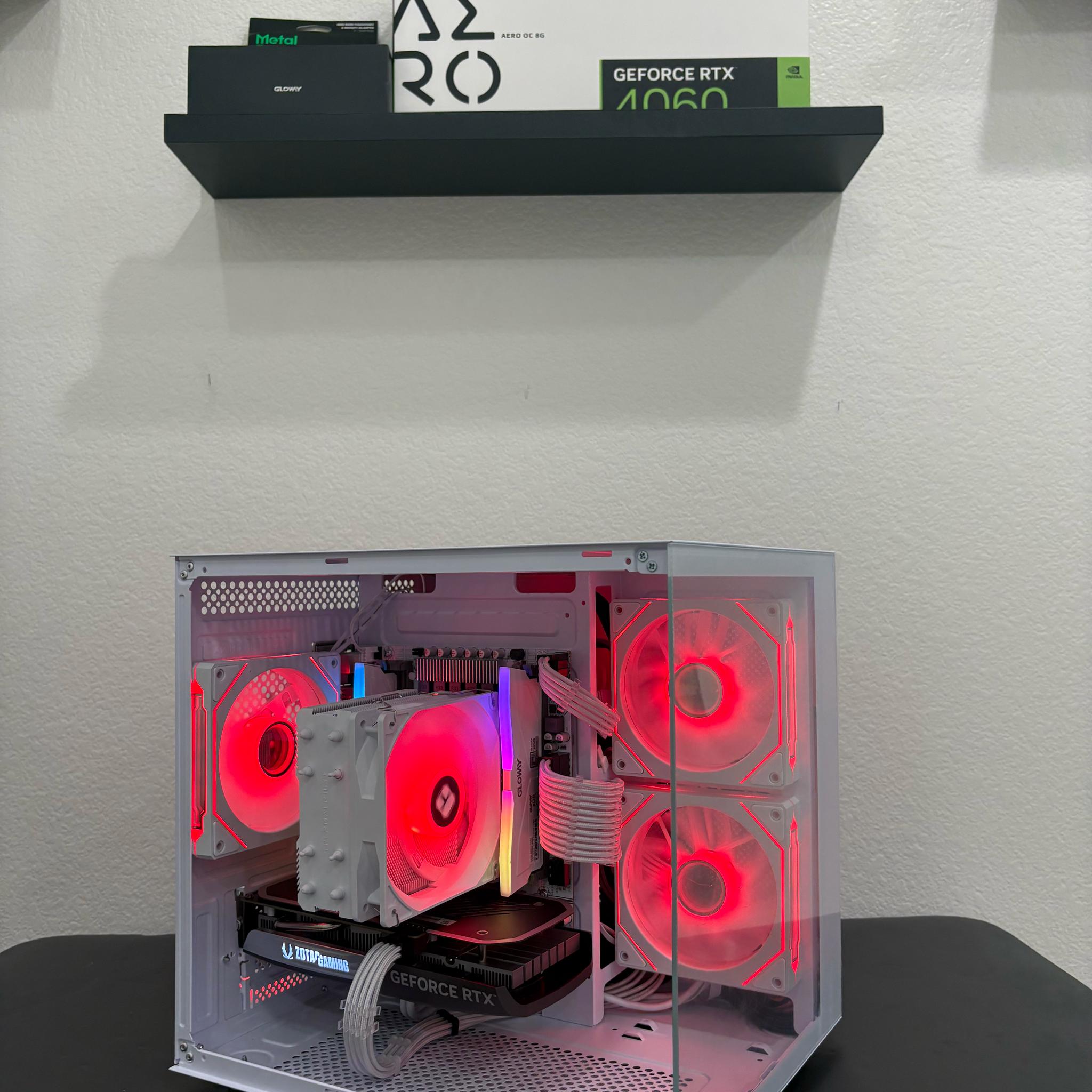 | Gaming PC | RTX 4060 | Intel Xeon E5-1650 V3 | 16 GB 3200 Mhz | 512GB Storage | ARGB |