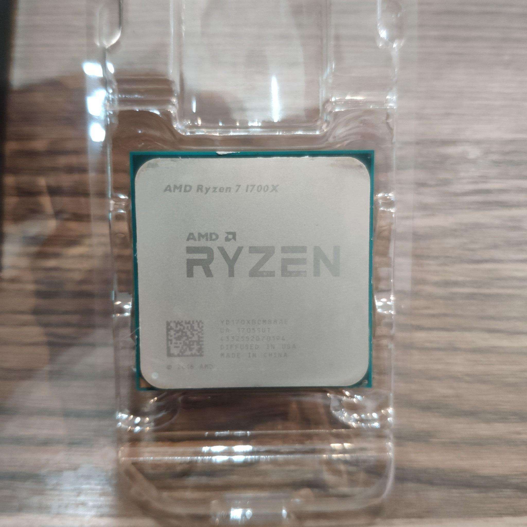 AMD Ryzen 7 1700X 3.4 GHz 8-Core CPU Socket AM4