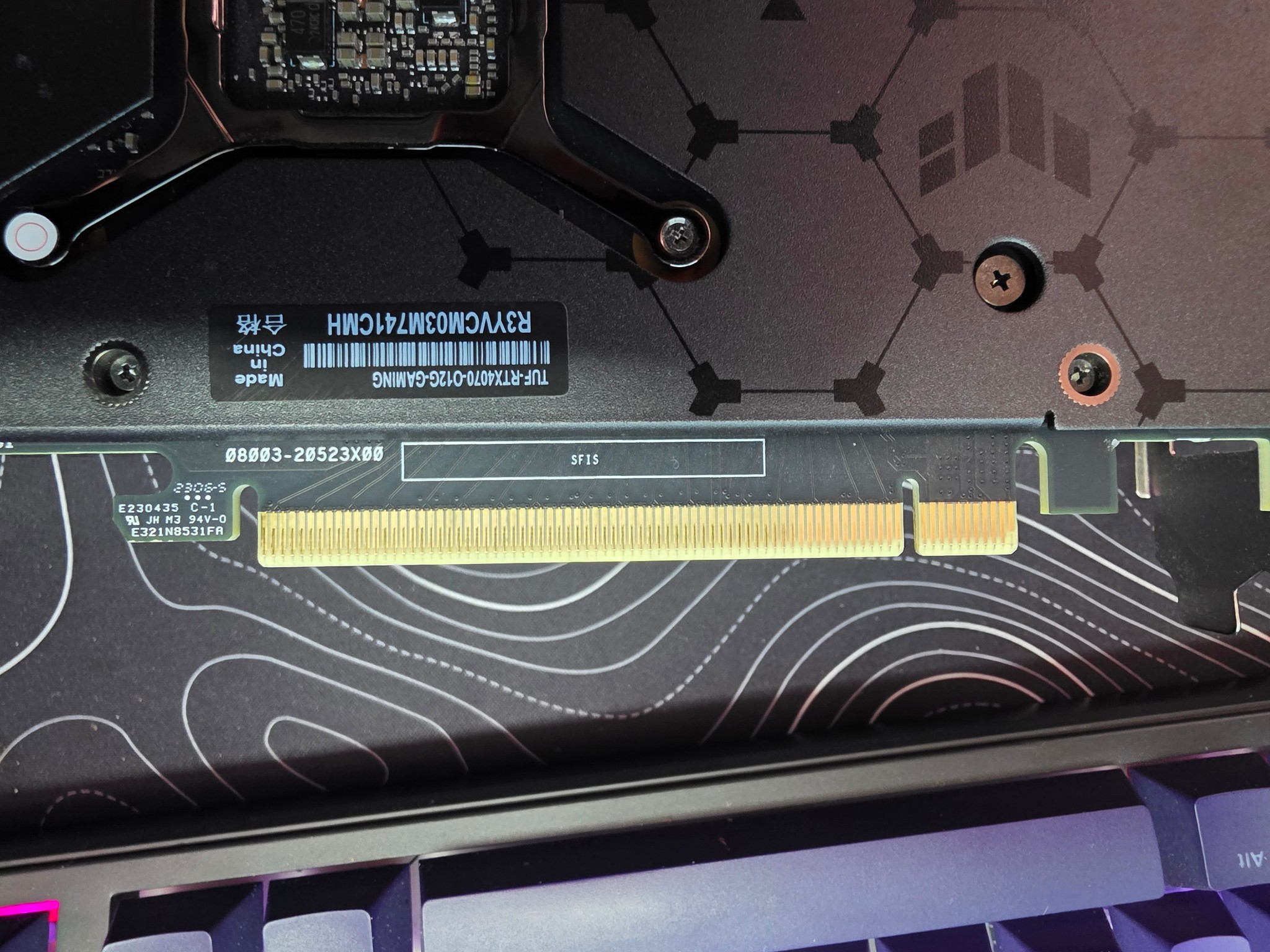 ASUS TUF GAMING GeForce RTX 4070 OC Edition
