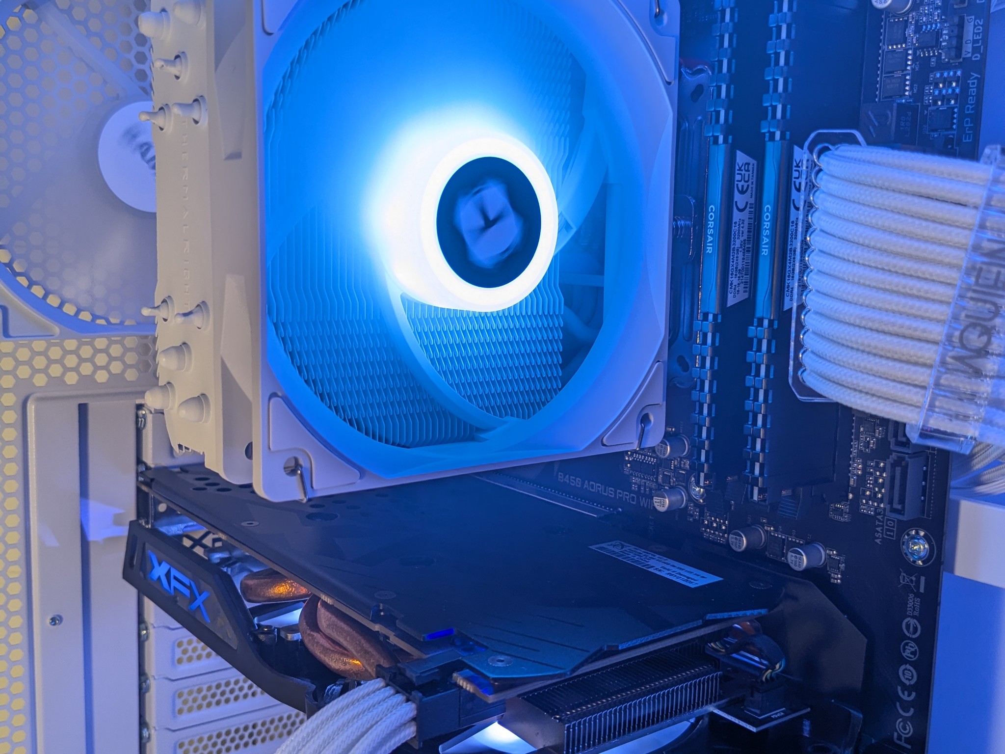 White RGB Gaming PC | 16GB RAM | WiFi | Ready to Play Fortnite, Minecraft, Valorant