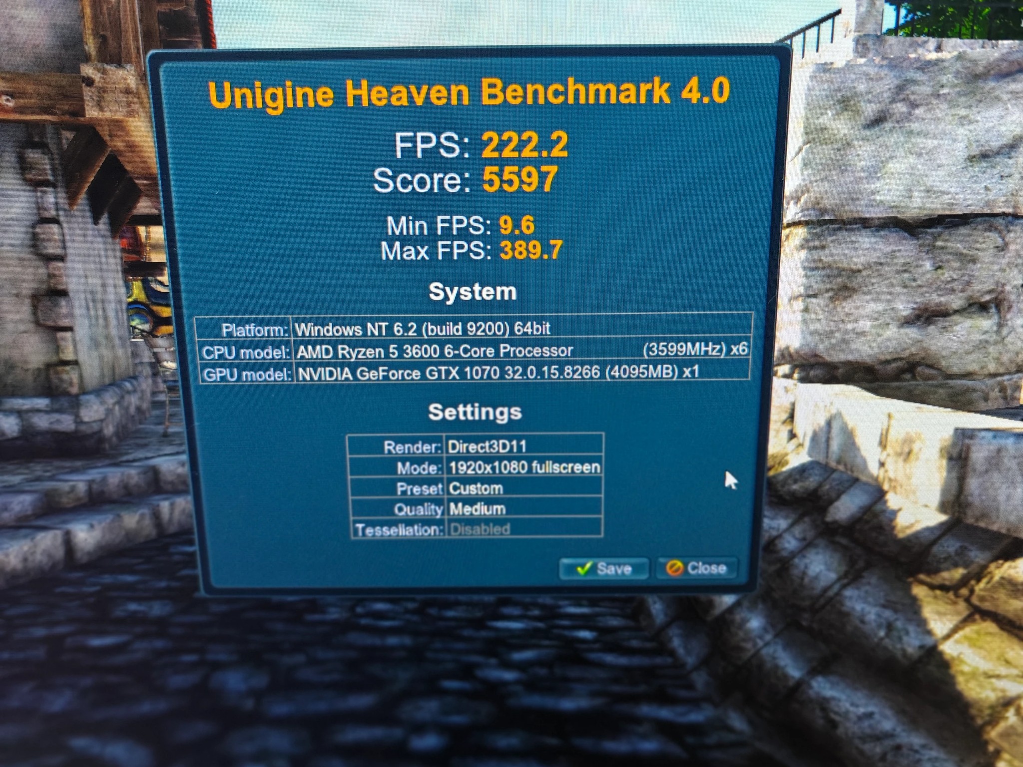 1080P VALUE GAMING PC|AMD RYZEN 5 3600|16GB DDR4 3600|512GB NVME SSD|NVIDIA GTX 1070|WINDOWS 11 HOME