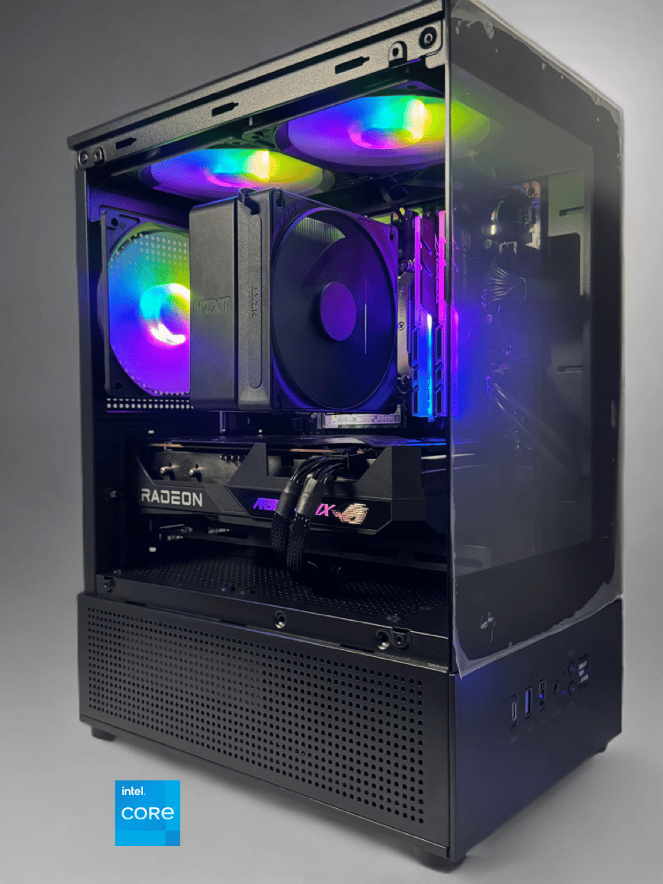 CUBIX- GAMER | Radeon RX 6600 XT |Core i5-14400F | 1TB SSD | 16GB DDR4 RAM | BT\WIFI