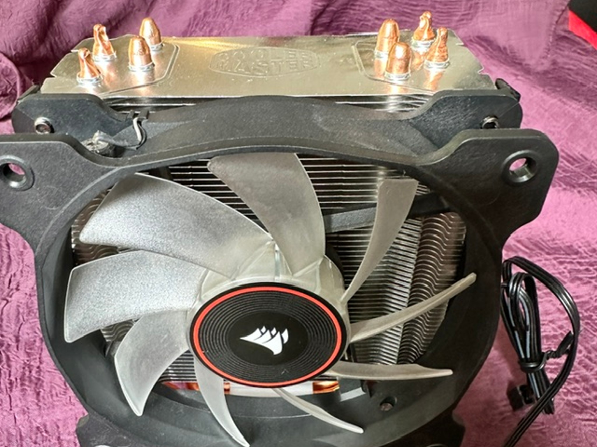 ASUS Z170-AR : Intel i7-7700 : Cooler Master LED Air Cooler : I/O Shield