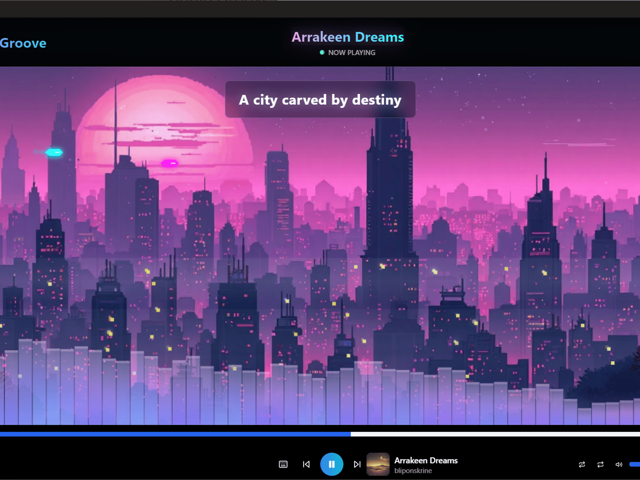 Sonic Groove Flash Drive - Mp3 player/visualizer - Win/Linux/Steam Deck