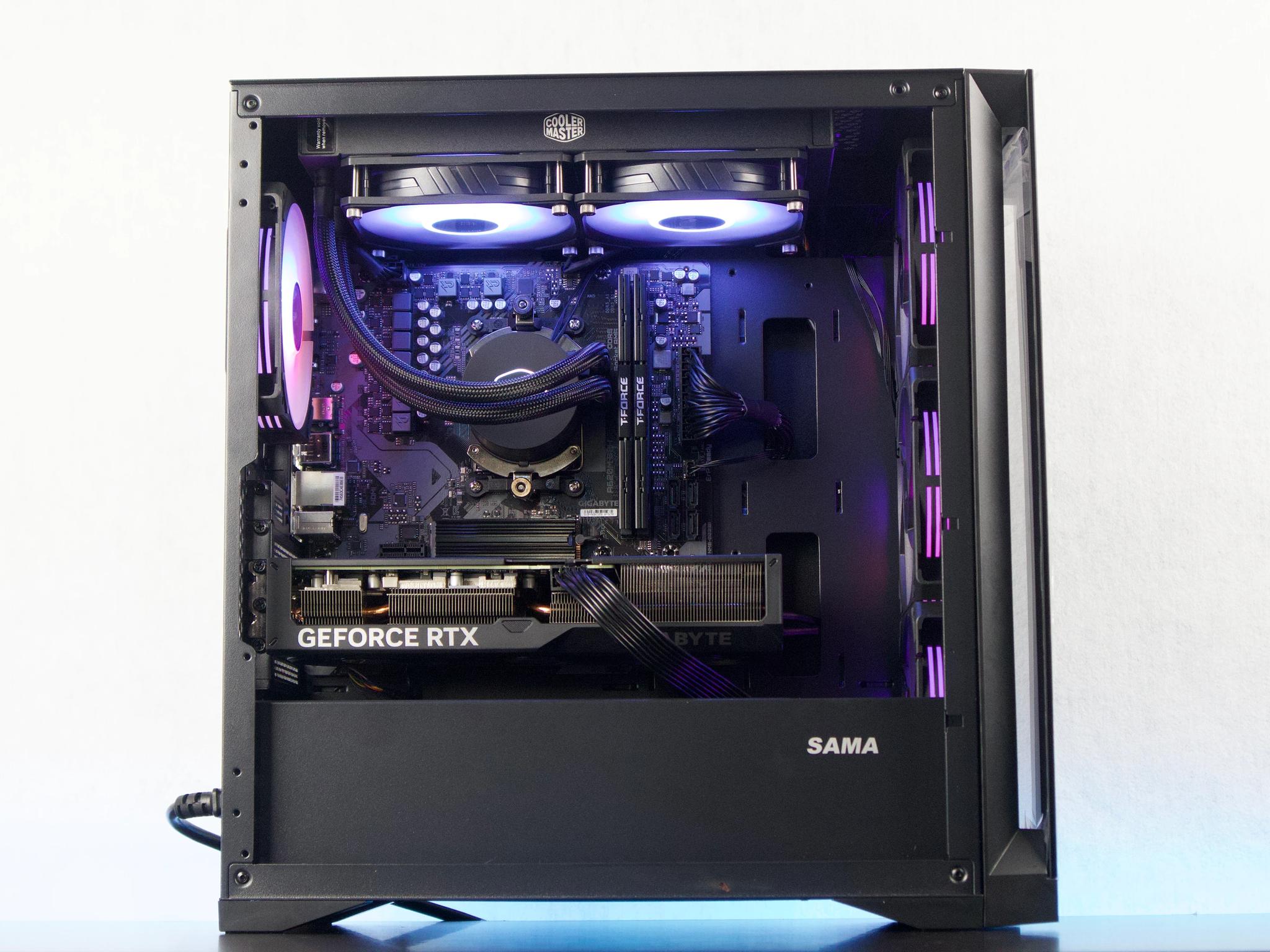 🌩️ 💙🖤💜 Gaming PC | RTX 4070 🟣 Ryzen 5 7500F ⚫ 32GB RAM 🔵 1TB NVMe 🌩️