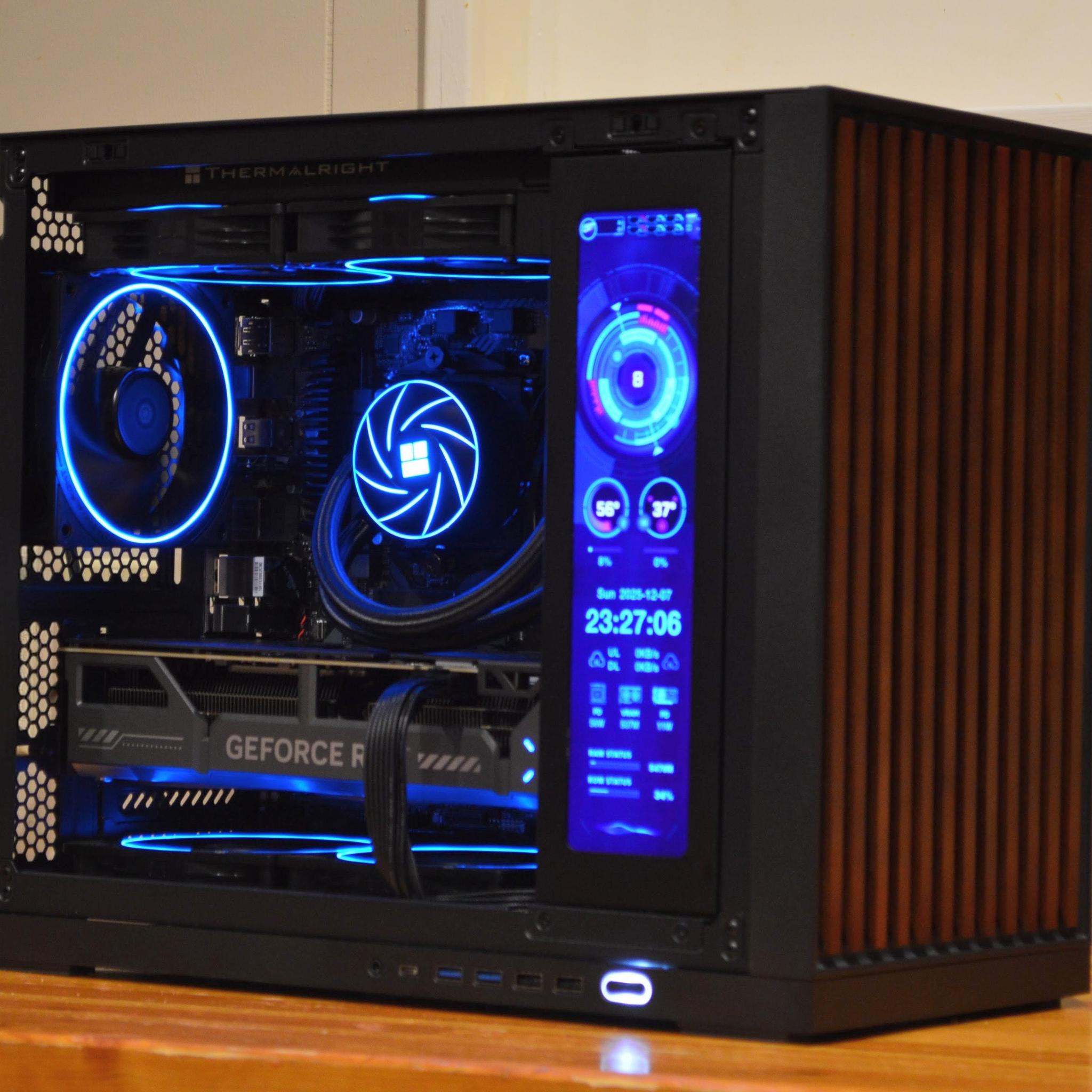 🖤1440p Gaming PC | Ryzen 7 7700X + RTX 5070 | 32GB DDR5 | Subtle RGB 🖤
