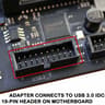 USB 3.0 Internal Header to USB 3.1/3.2 Type C Converter For Computer Motherboard