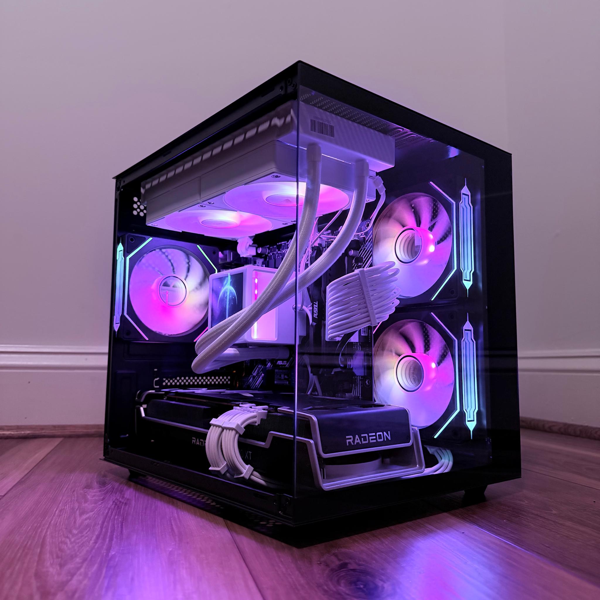 🌕"Lunar Mirage "🌕| 1440p/4k Gaming | Ryzen 7 5700X3D | RX 6700 XT 12GB | 32B Ram | 1.5tb Storage