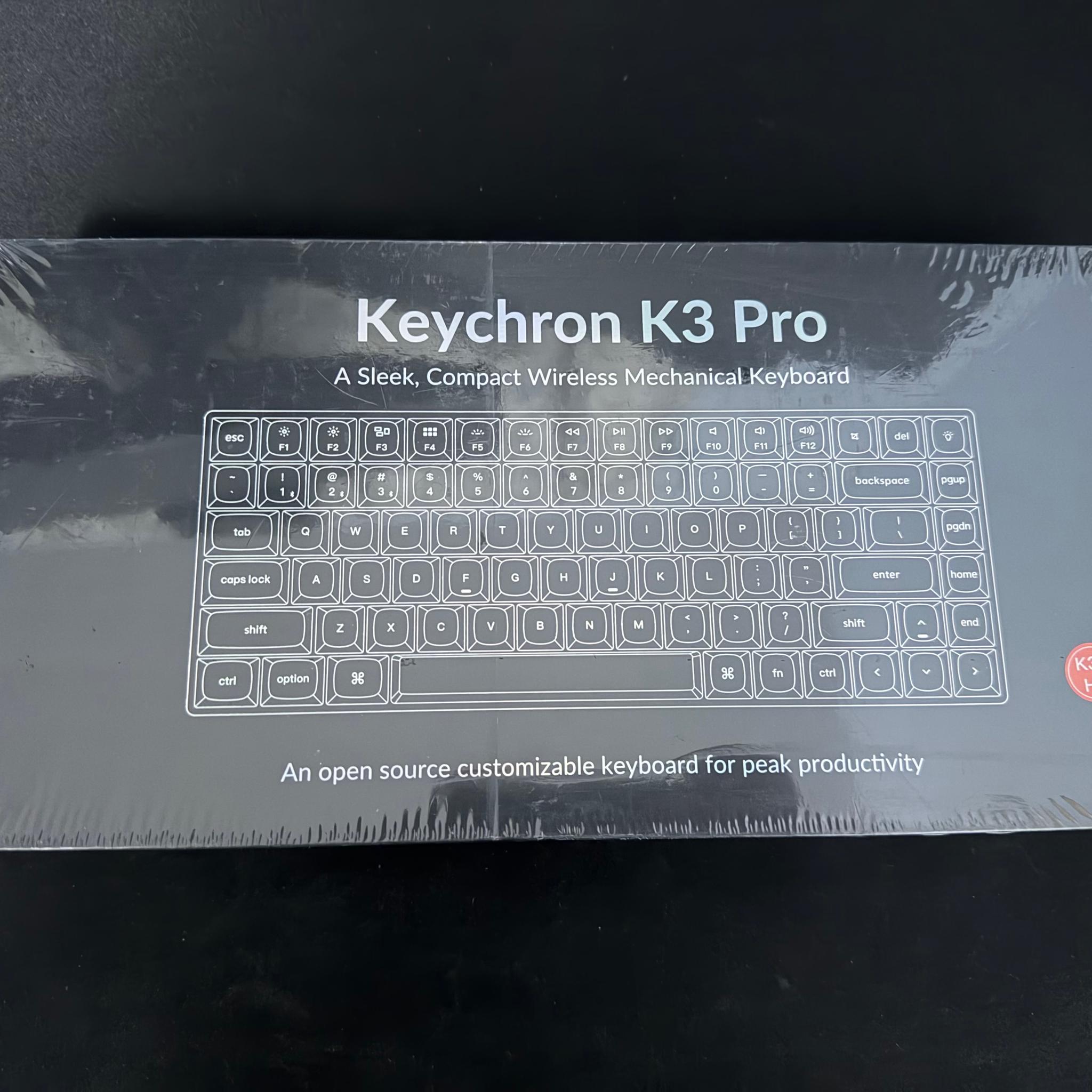 Keychron K3 Pro Wireless Mechanical Keyboard 75% Layout QMK/VIA Programmable