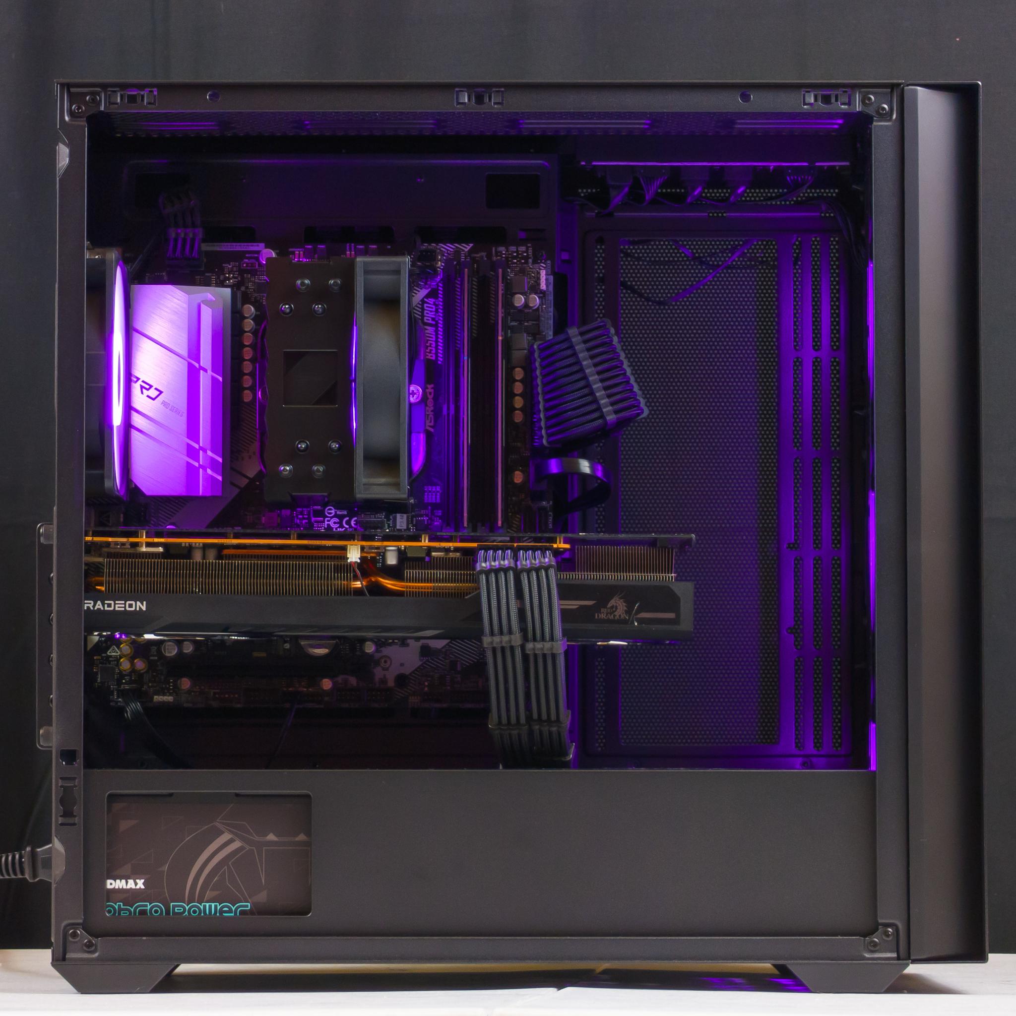 💜🖤 RX 6800 / Ryzen 5 5600 / 32GB Gaming PC 🖤💜