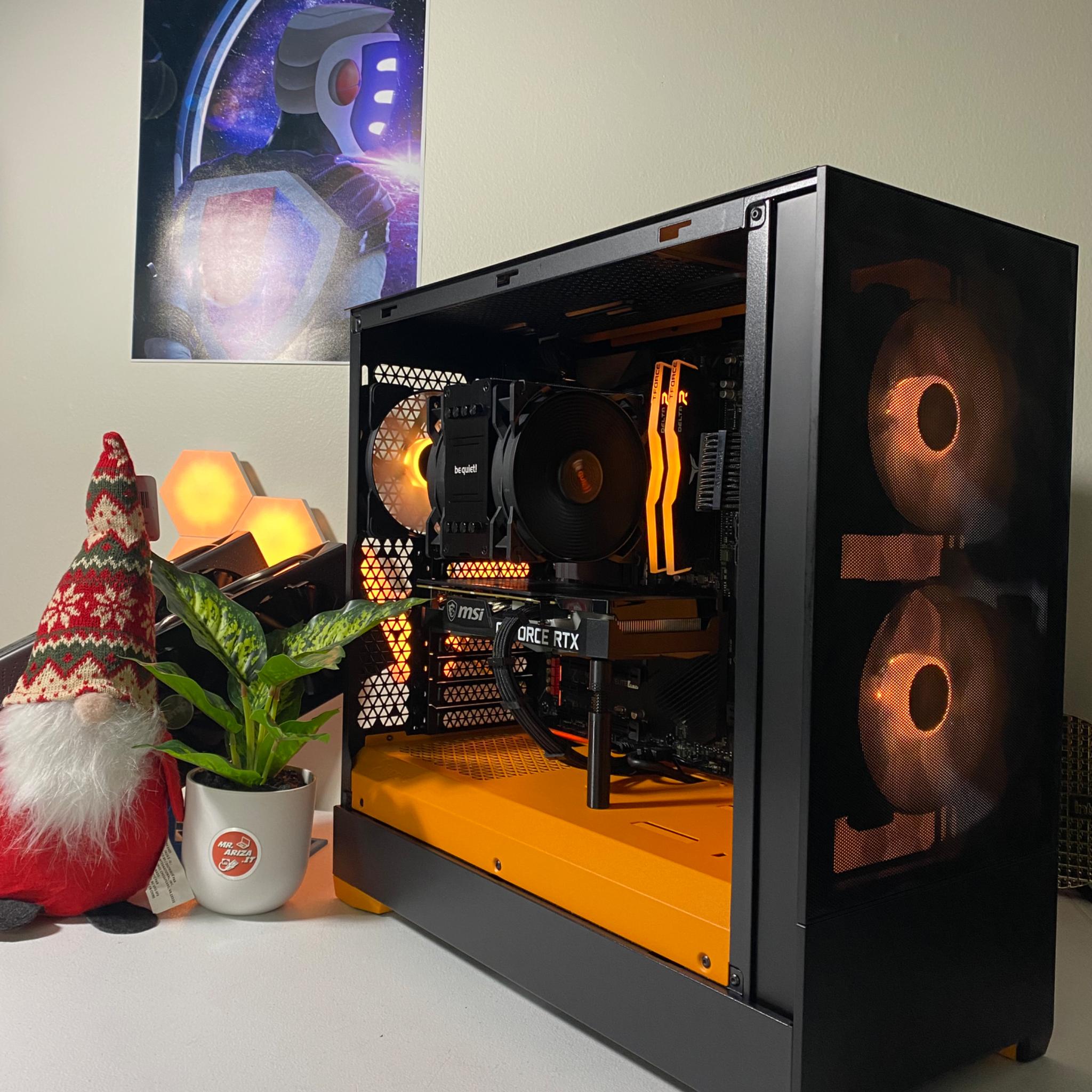 🎄Cyber Week Sale!!!   X-Mas Orange Pot - Festive Power for Your Gaming!** 🎄