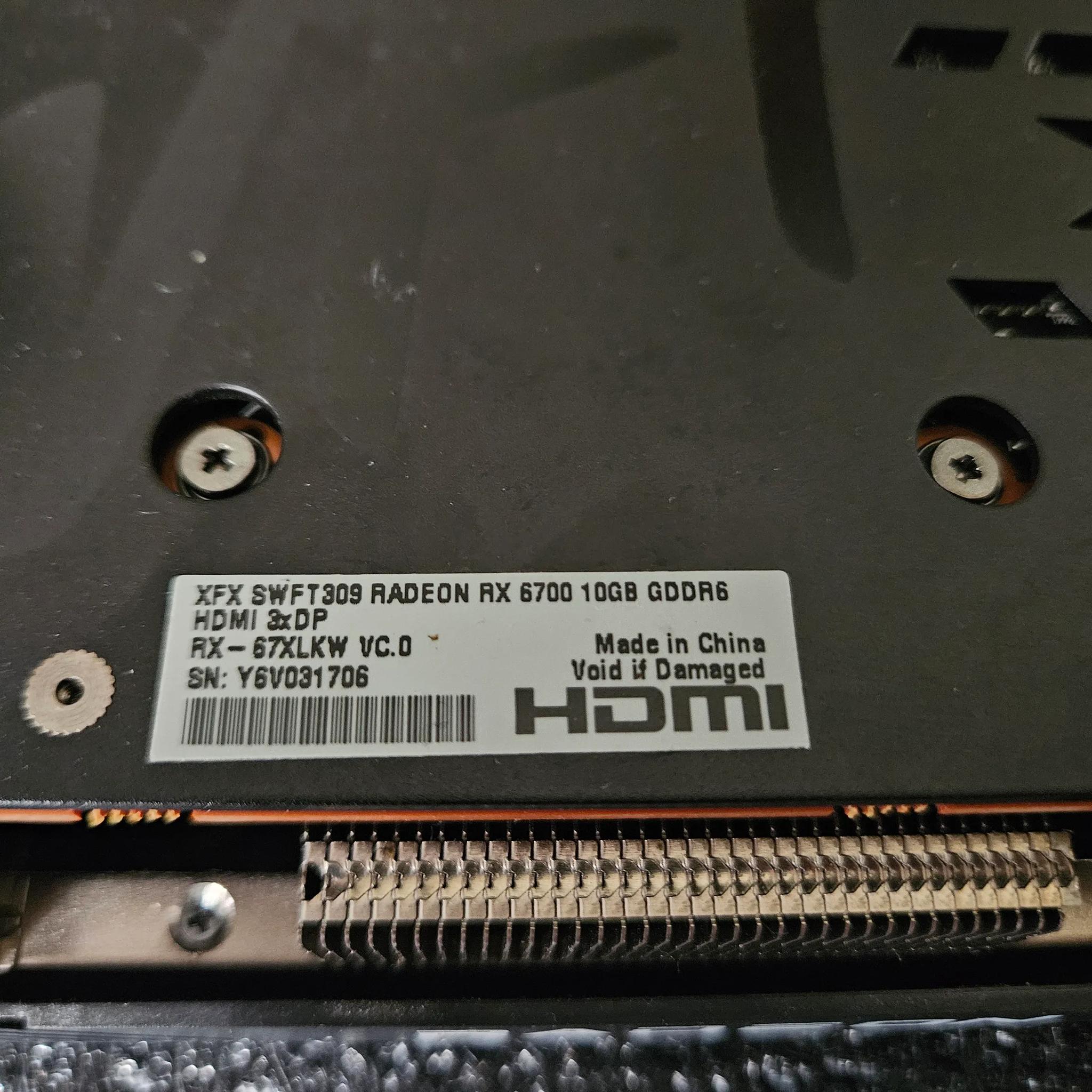 XFX Swft 309 Radeon RX6700 10GB