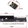 Oculink SFF-8612 to PCI-E 3.0 4.0 M.2 M-Key to SFF-8611 Host Adapter for eGPU GPD W Cabe 32Gb/s