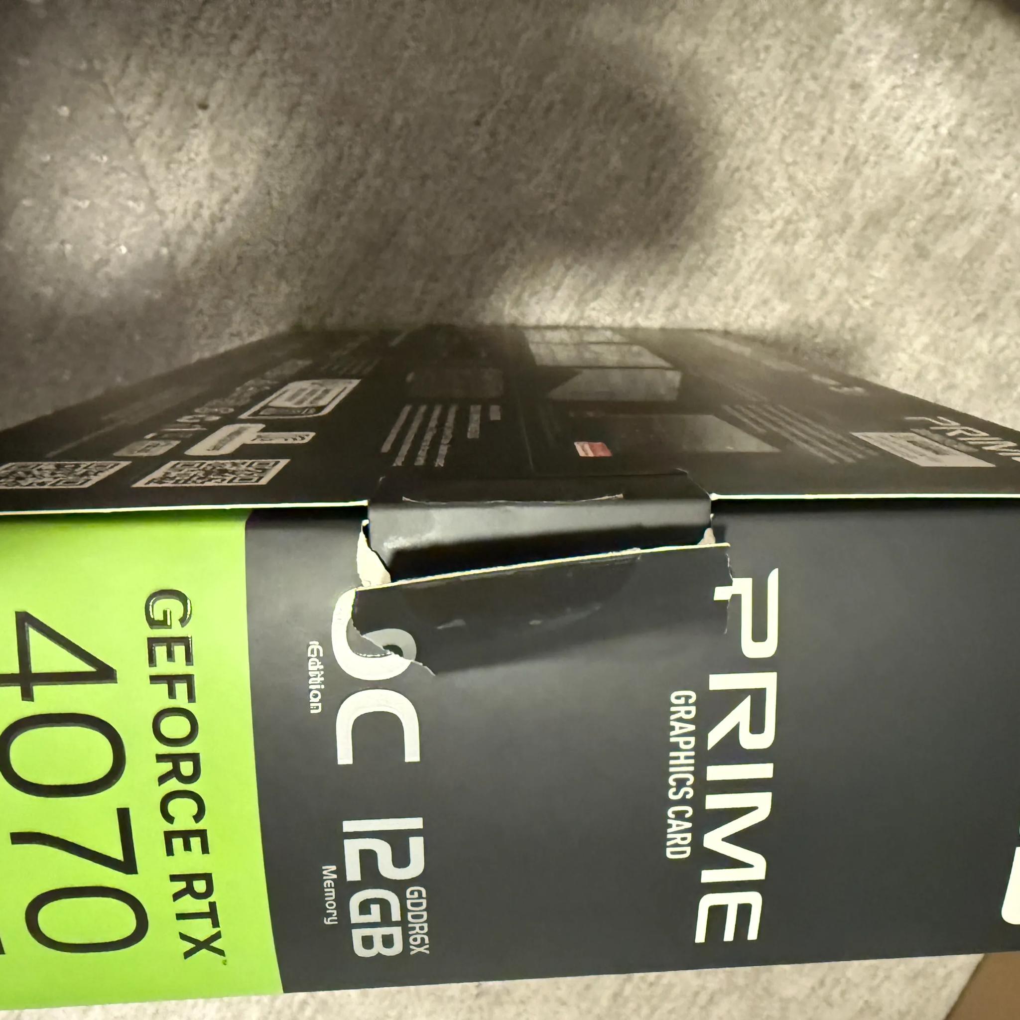 ASUS NVIDIA GeForce RTX 4070 Super Prime Overclocked Triple Fan 12GB GDDR6X PCIe 4.0 Graphics Card