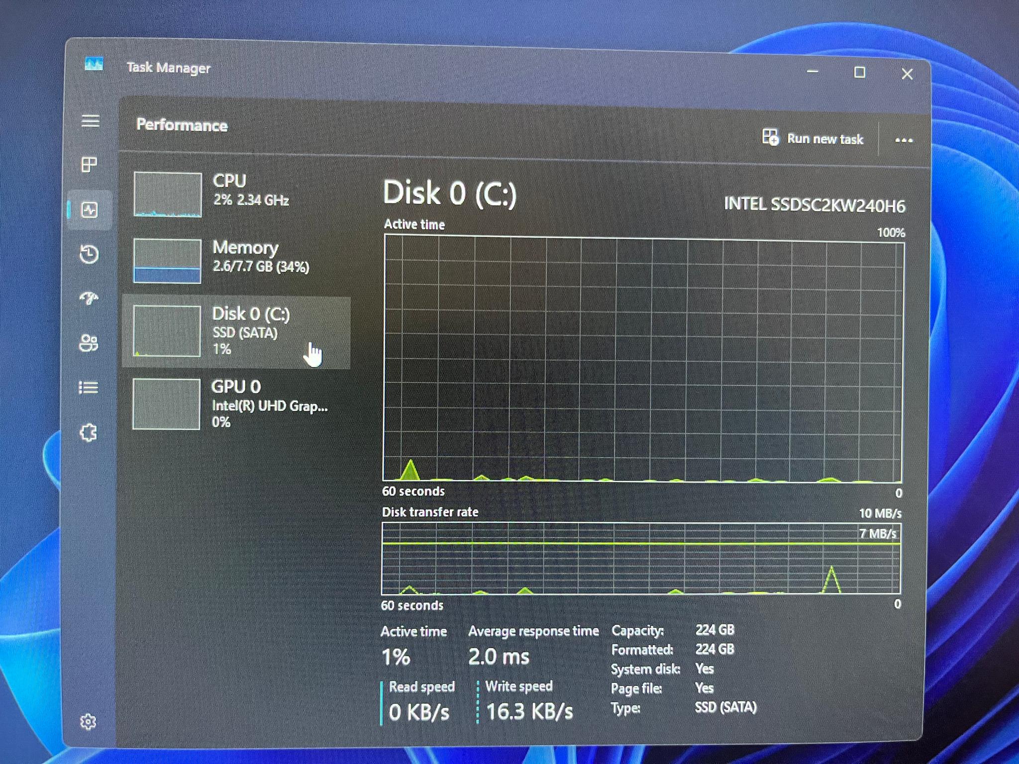 Intel NUC, Windows 11 Pro, 4 cores @ 1.5GHz, 8GB RAM, 220GB SSD (Monitor & Keyboard NOT included)