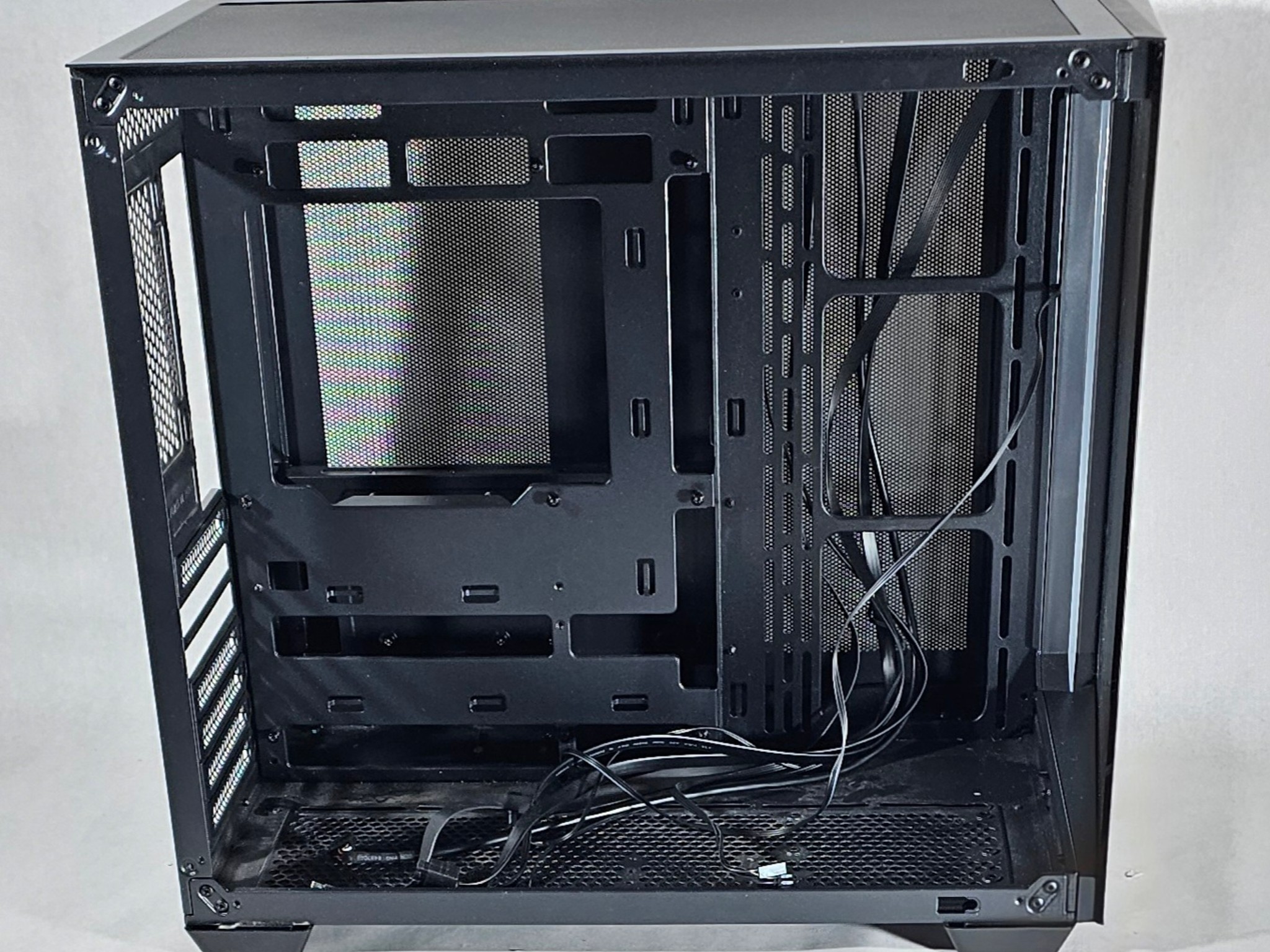 Black Corsair PC Case with Tempered Glass