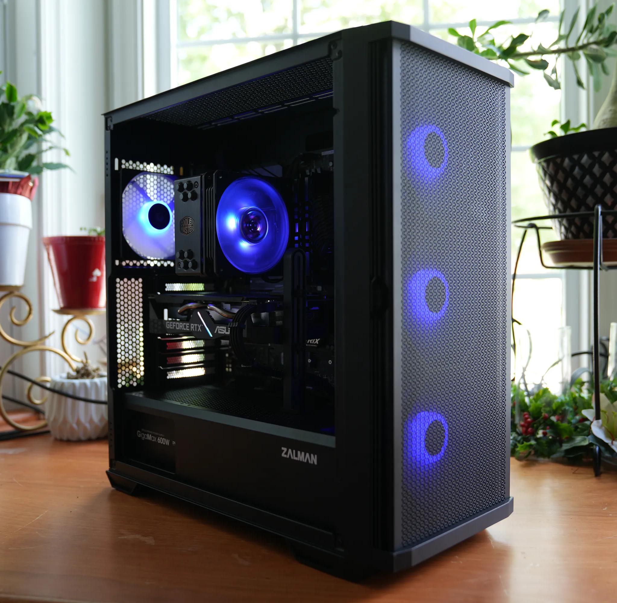 ⚫ Midnight Glow 🌟 : Ryzen 7 3700X | RTX 2060 6GB | 16GB 3600MHz DDR4 | 1.2TB SSD | Black Gaming PC