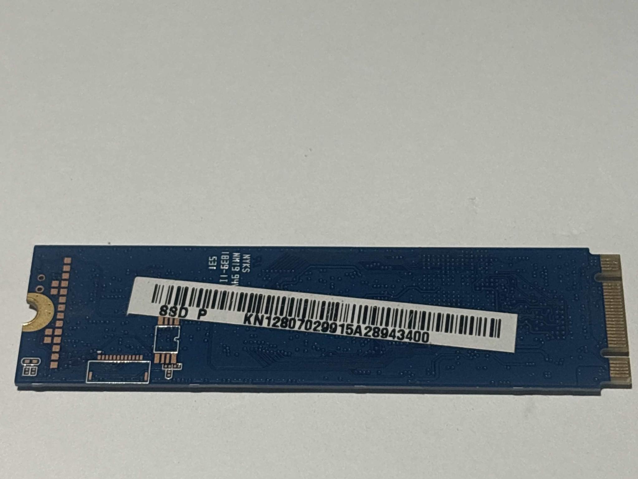 Kingston 128GB NVMe SSD Tested Working 95% Health Low Hours