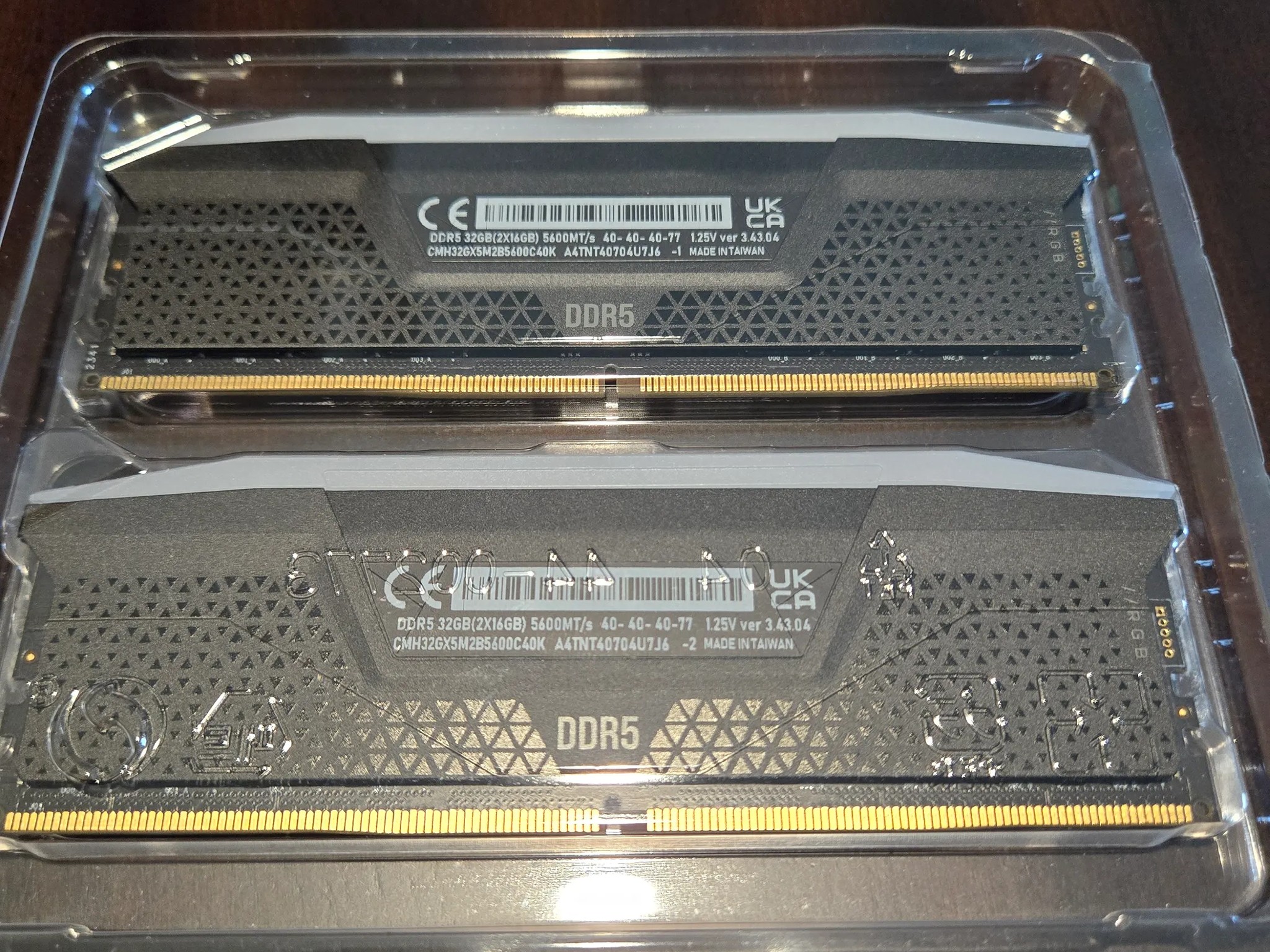 Corsair Vengeance RGB DDR5 32GB (16GBx2)