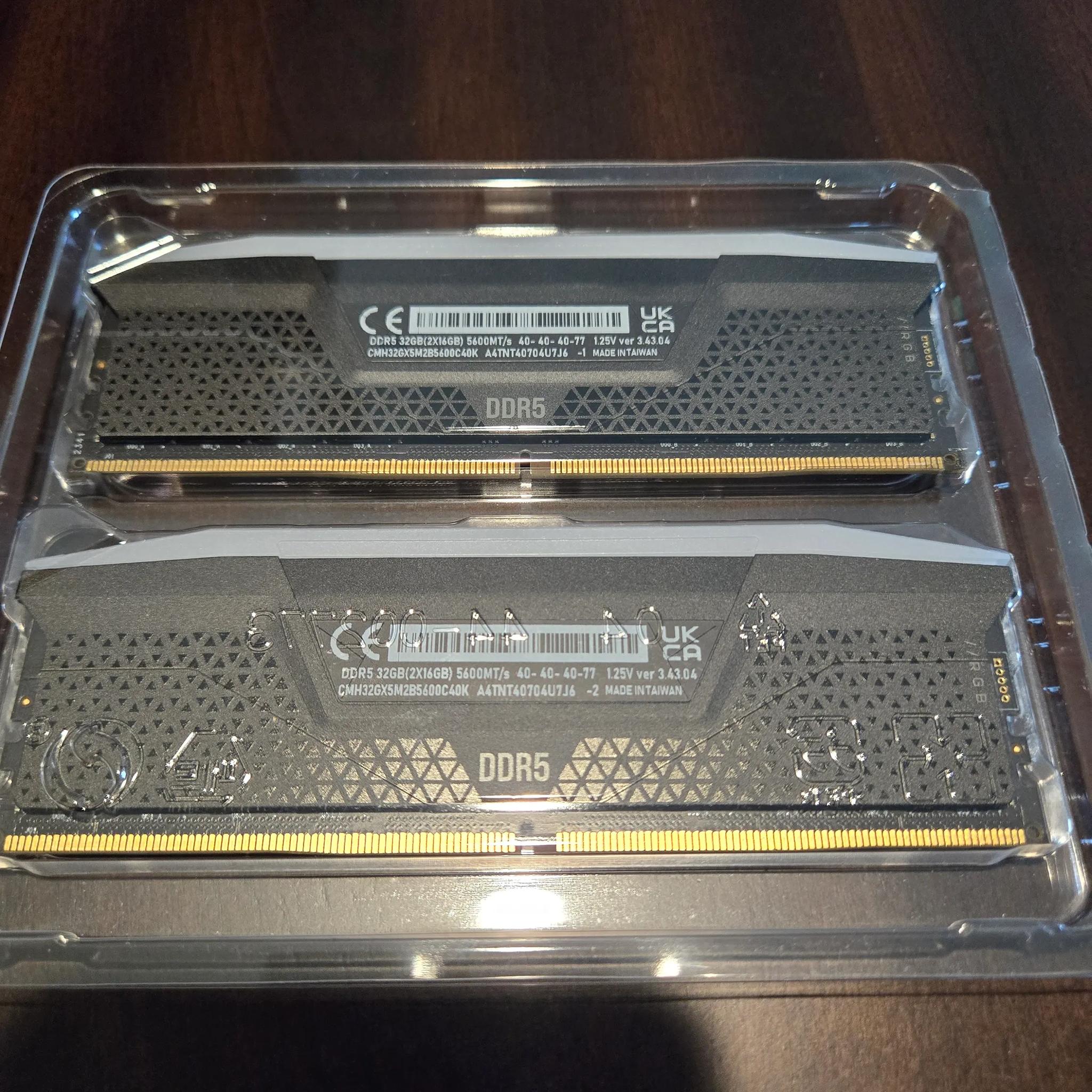 Corsair Vengeance RGB DDR5 32GB (16GBx2)