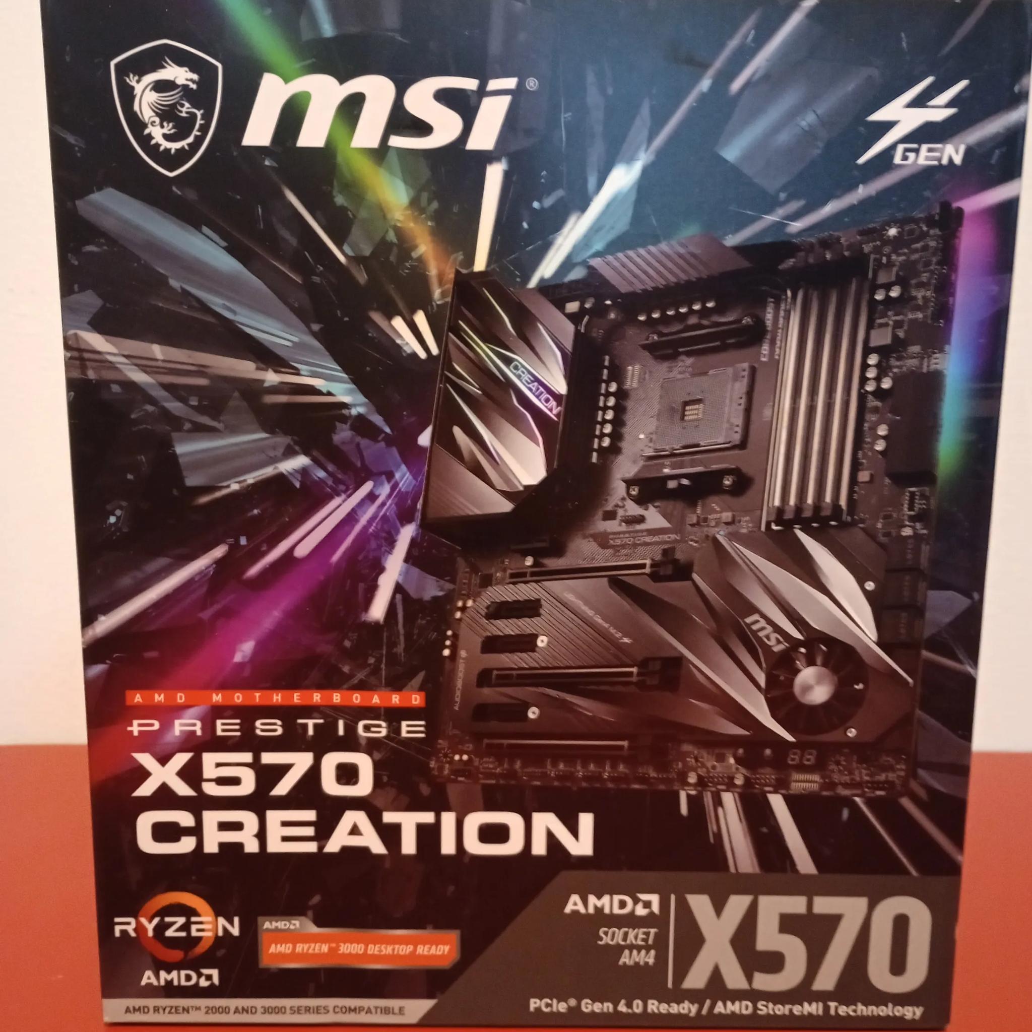 MSI Prestige X570 Creation Motherboard