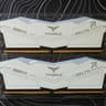 FREE SHIPPING TEAMGROUP T-Force Delta RGB DDR5 16 (2x8GB) 6000MHz DDR5 RAM (White RGB)