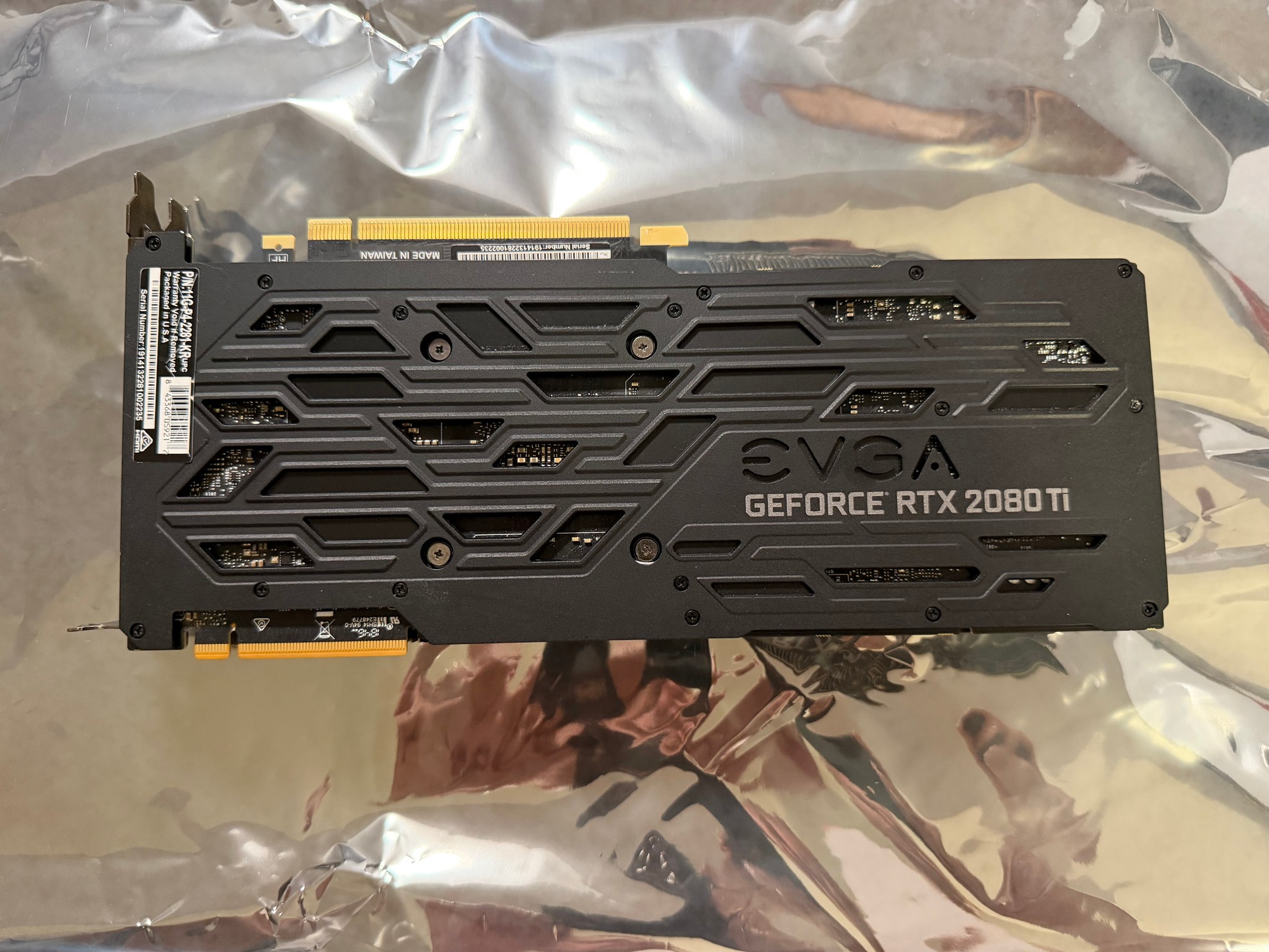 EVGA GeForce RTX 2080 Ti Black Edition Dual-Fan 11GB GDDR6 PCIe