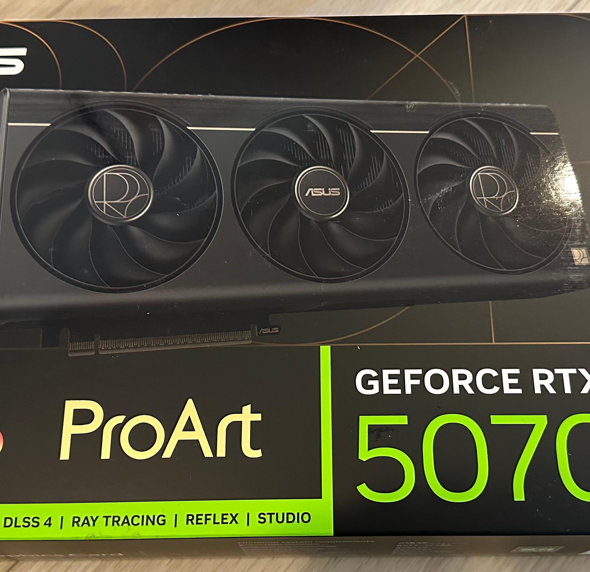 Asus ProArt GeForce 5070TI 16GB VRAM